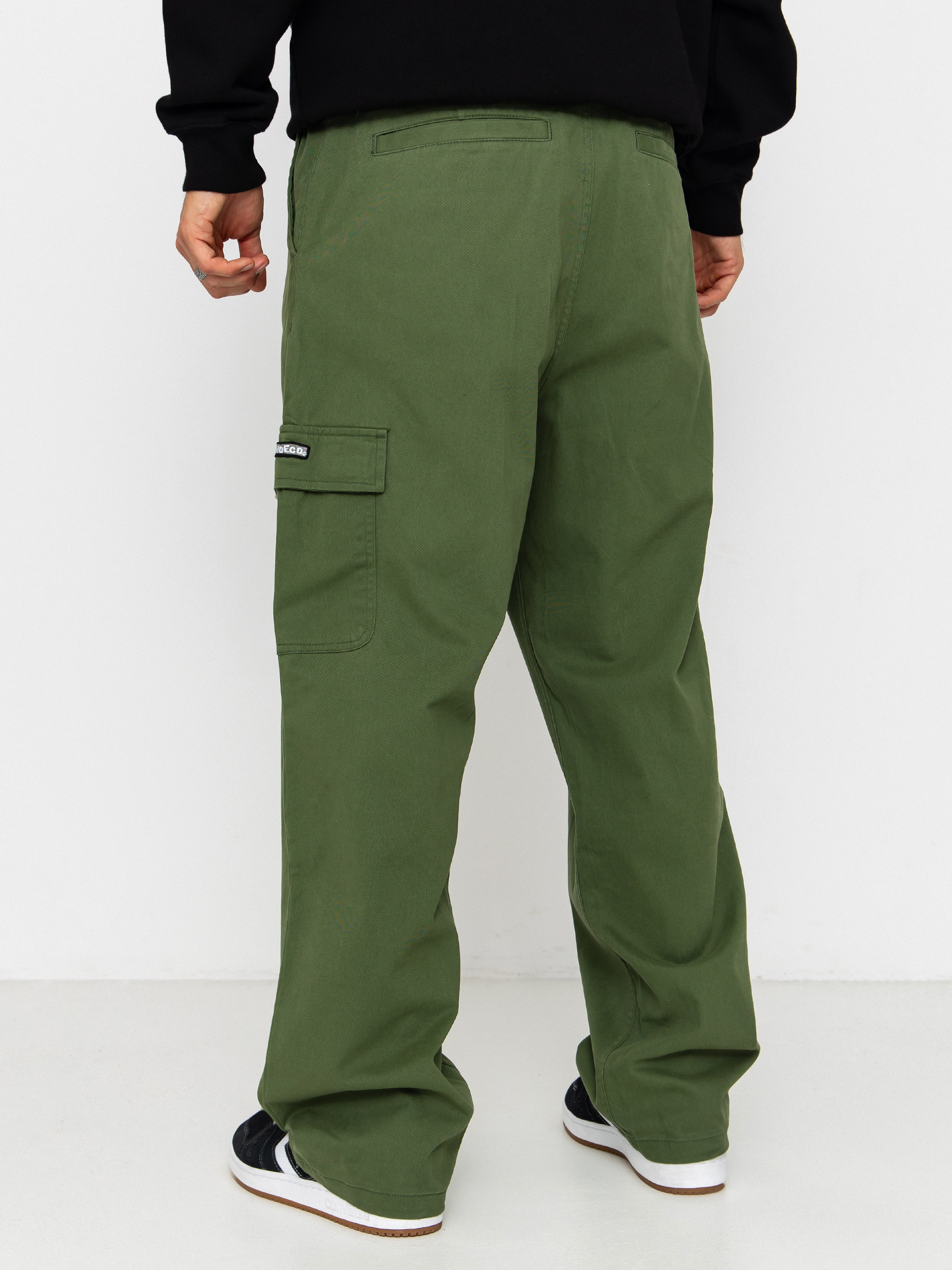 DC Worker Baggy Chino Cargo Kisnadrág (bronze green)