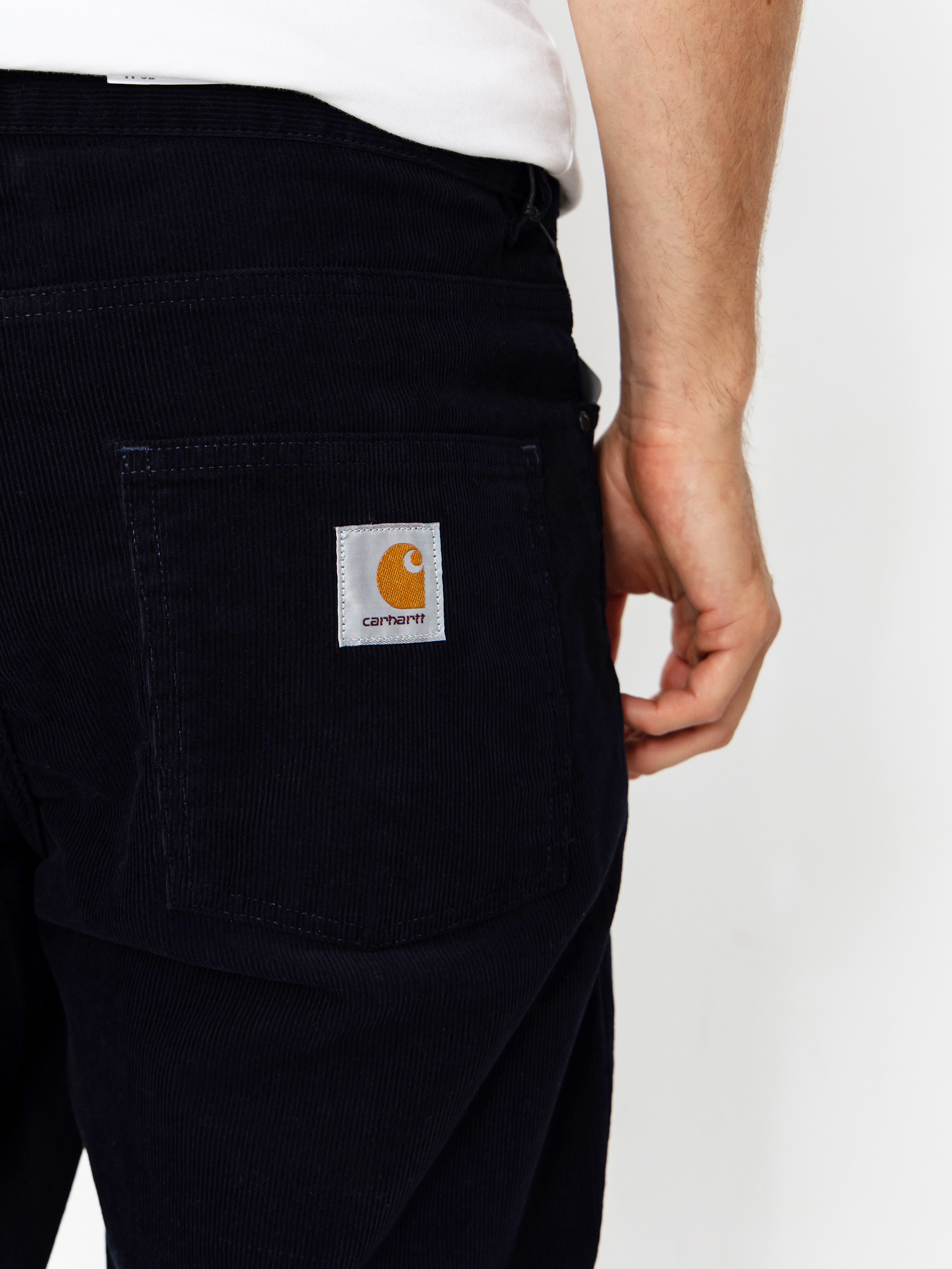 Kisnadrág Carhartt WIP Newel (dark navy)