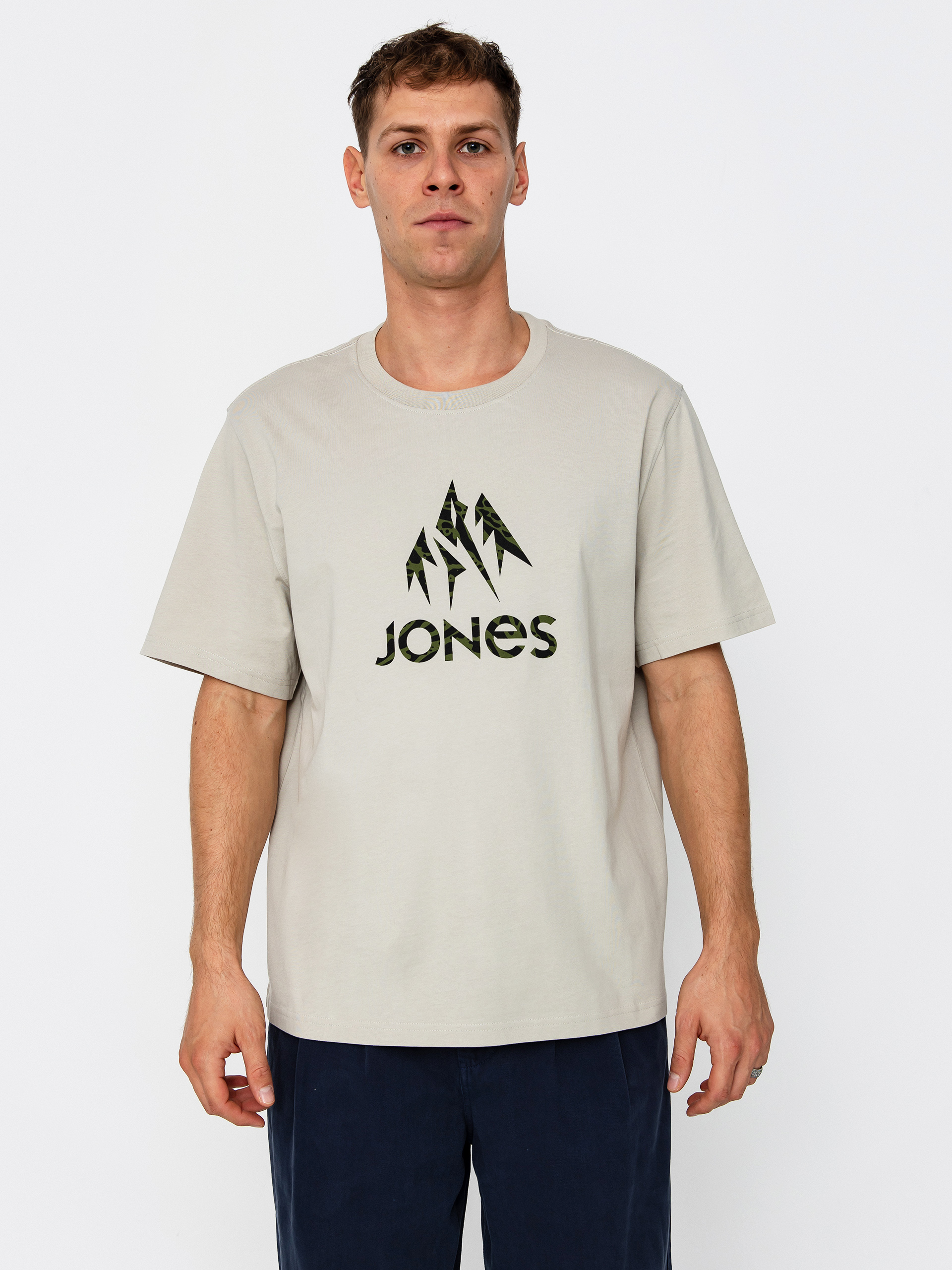 Póló Jones Snowboards Truckee Org Cot (smoke gray)