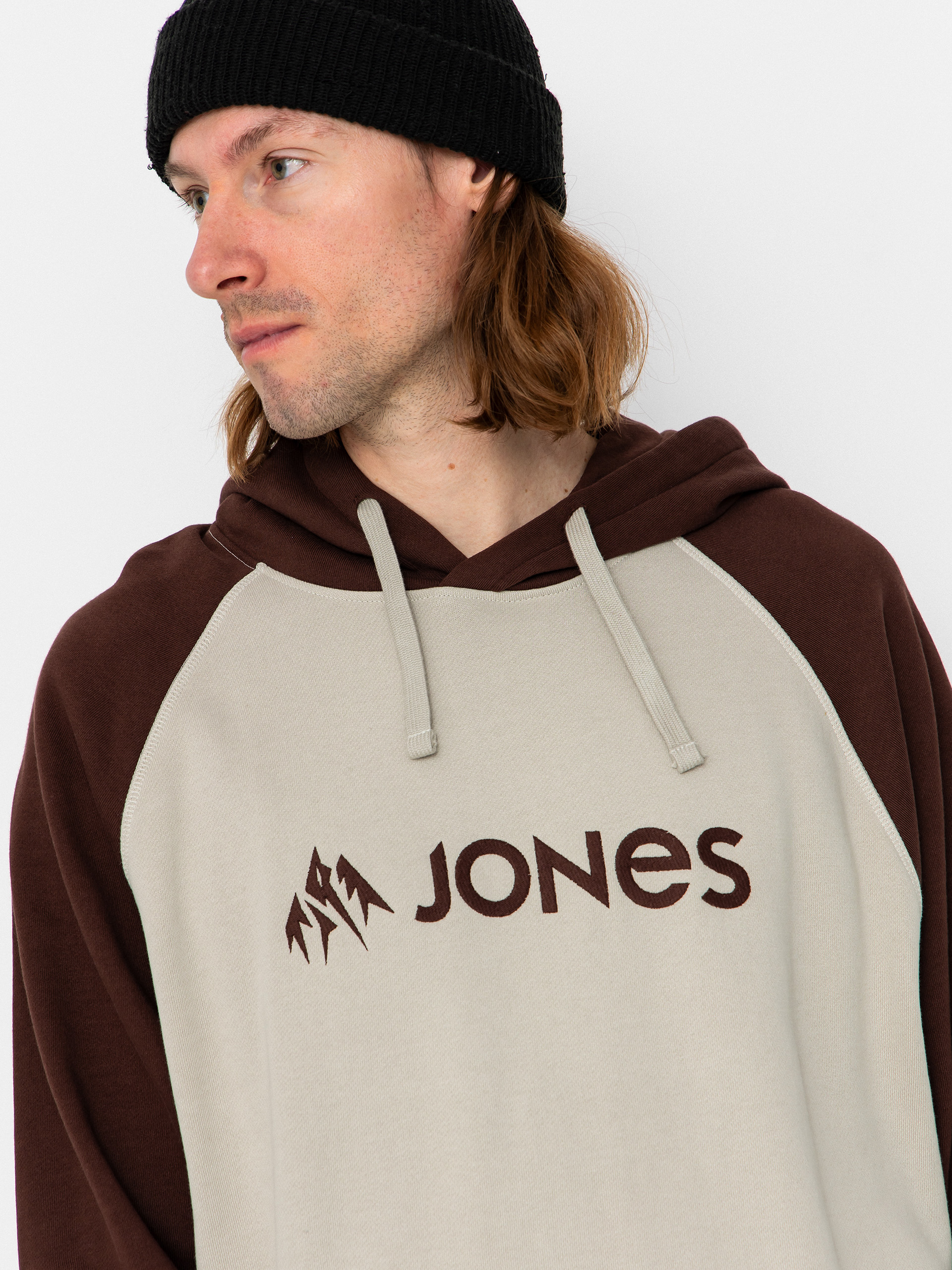 Jones Snowboards Truckee Org Cot Kapucnis pulóver (smoke gray)