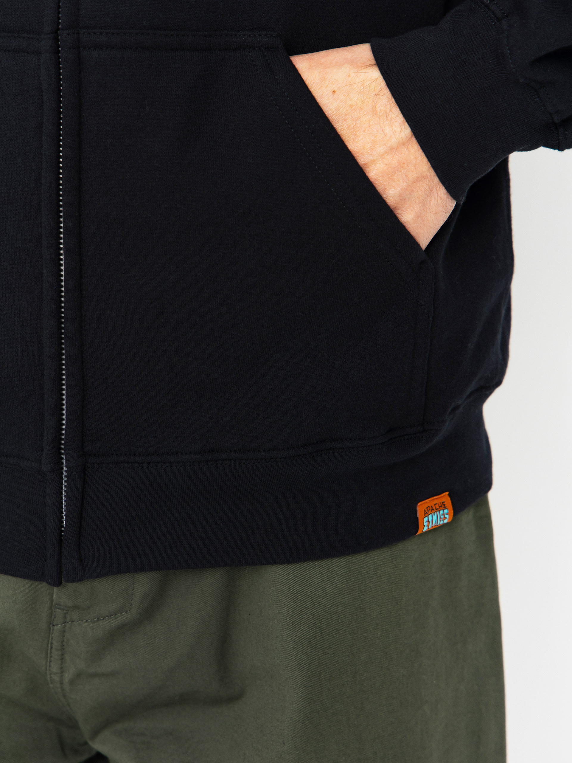 Kapucnis pulóver Etnies Etnies X Apache ZHD (black)