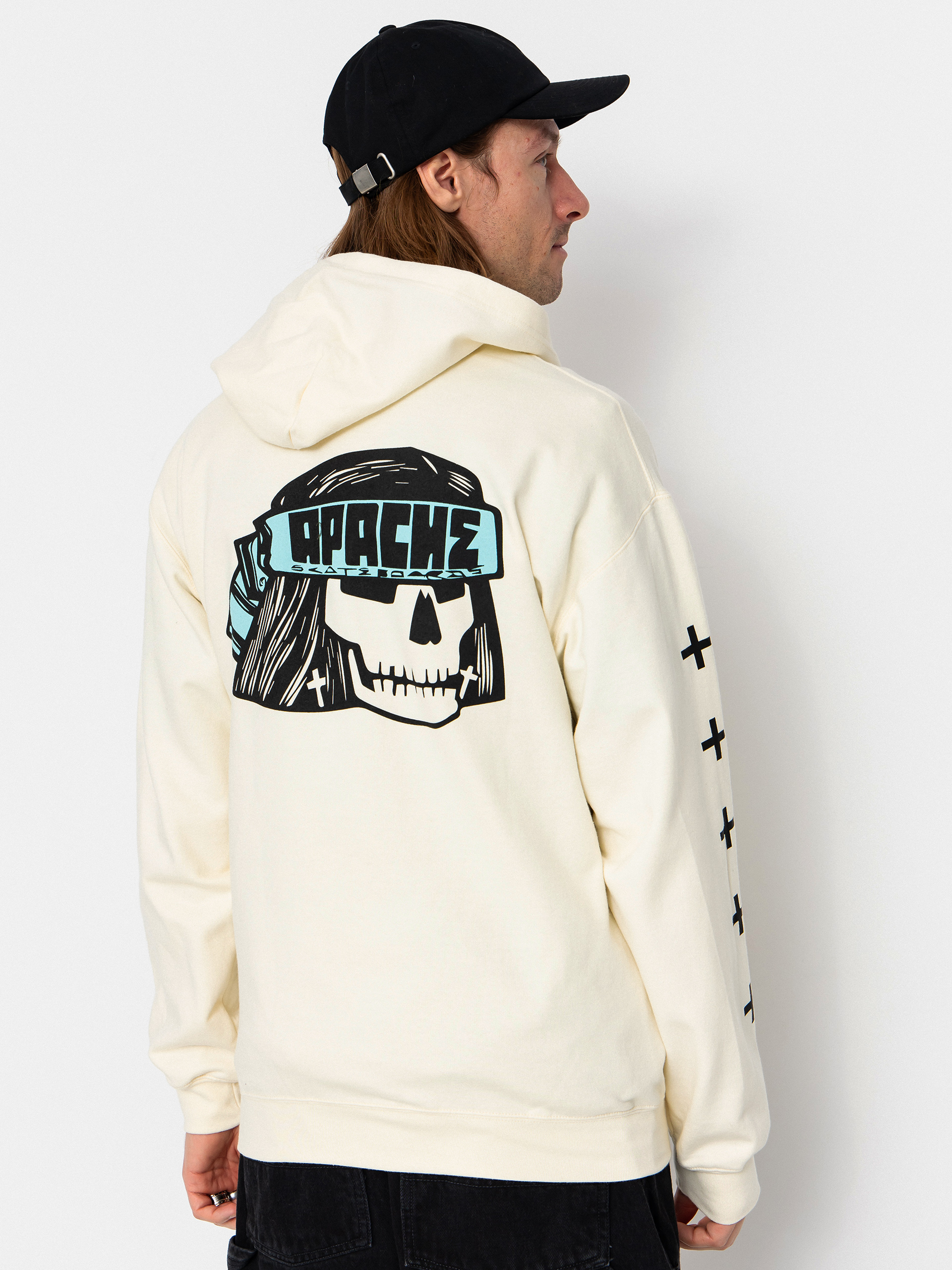 Kapucnis pulóver Etnies Etnies X Apache ZHD (natural)