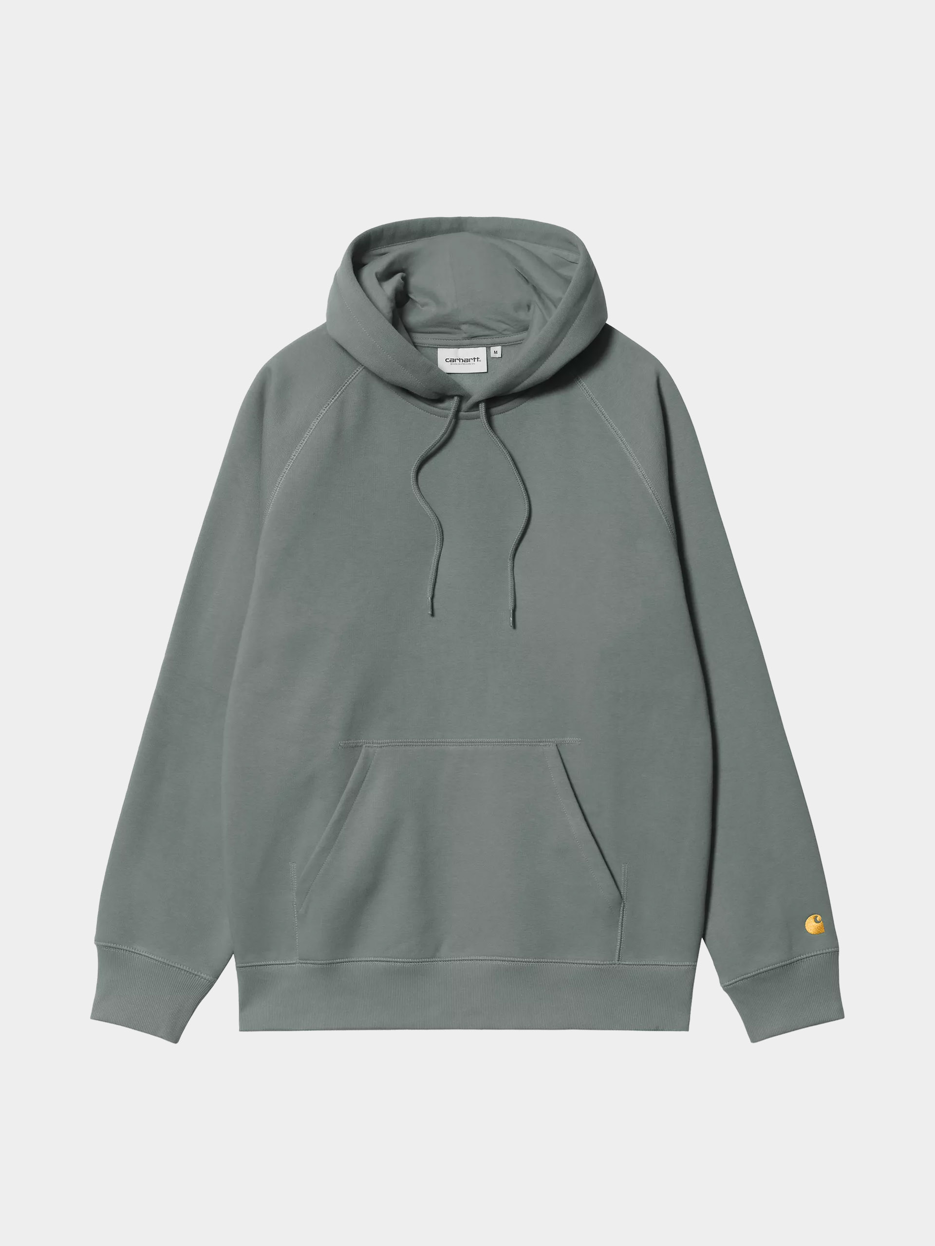 Kapucnis pulu00f3ver Carhartt WIP Chase HD (velvet green/gold)