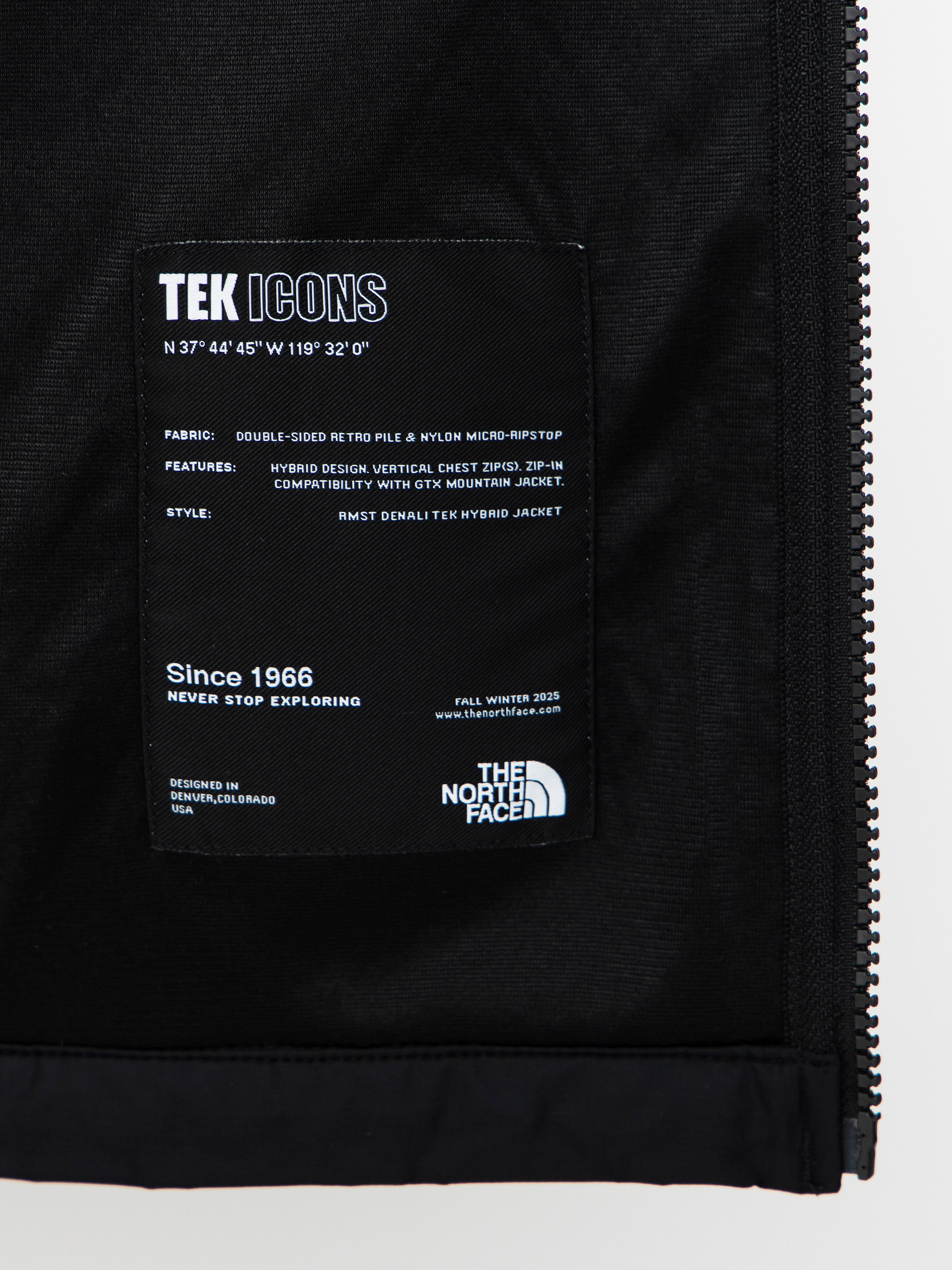 Dzseki The North Face Rmst Denali Tek Hybrid (tnf black)