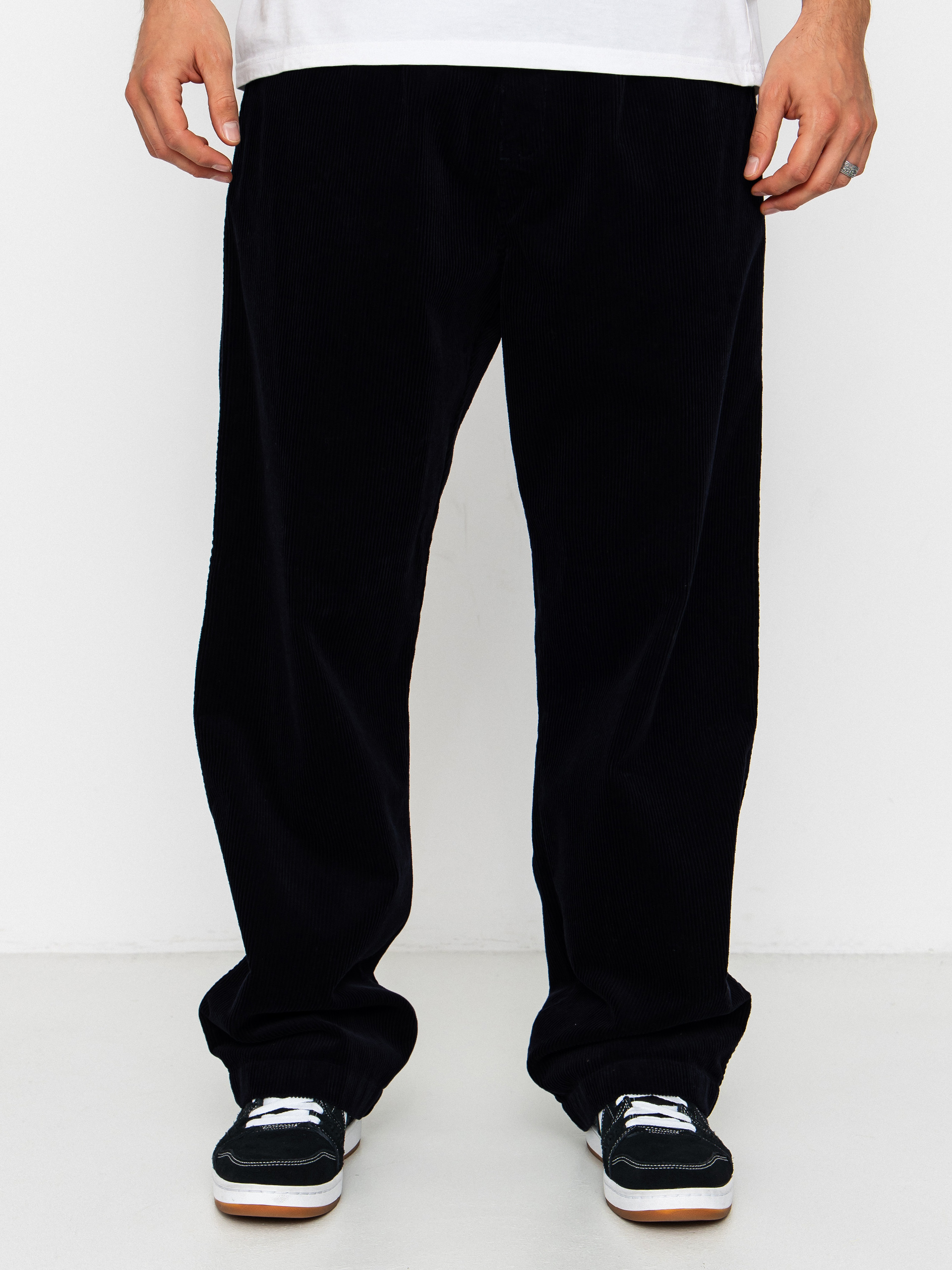 Kisnadrág Carhartt WIP Floyde (dark navy/rinsed)