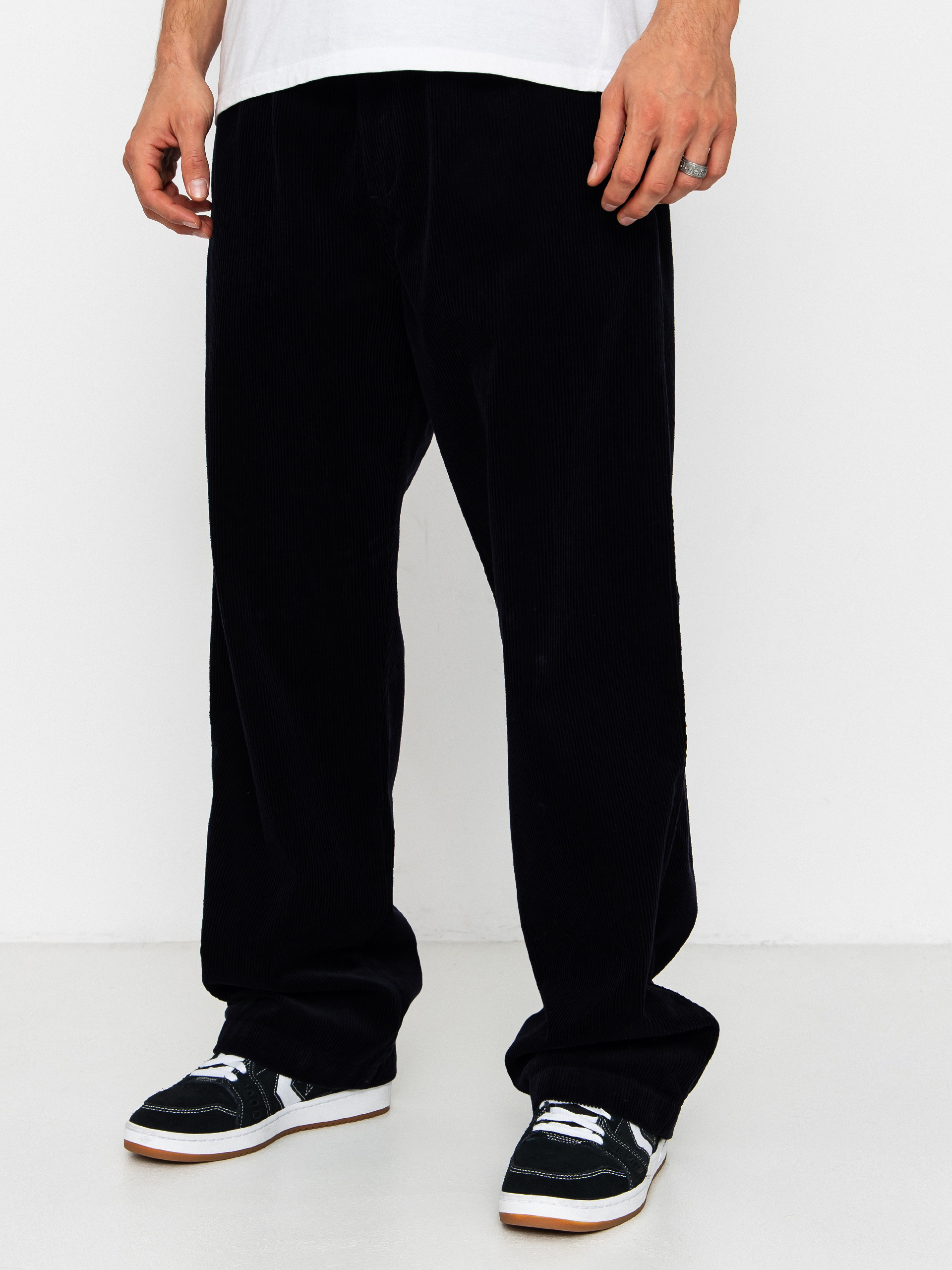 Kisnadrág Carhartt WIP Floyde (dark navy/rinsed)