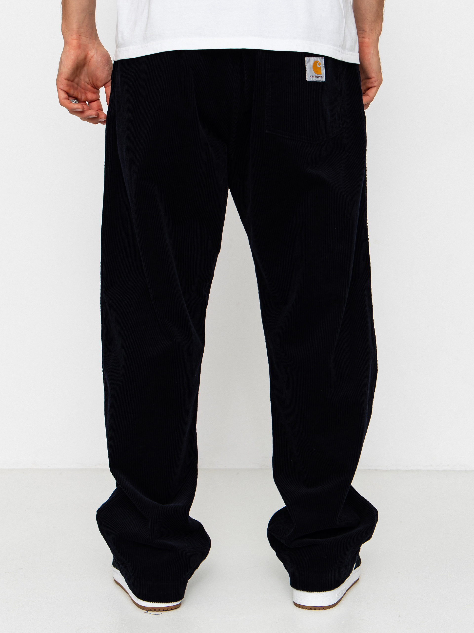 Kisnadrág Carhartt WIP Floyde (dark navy/rinsed)