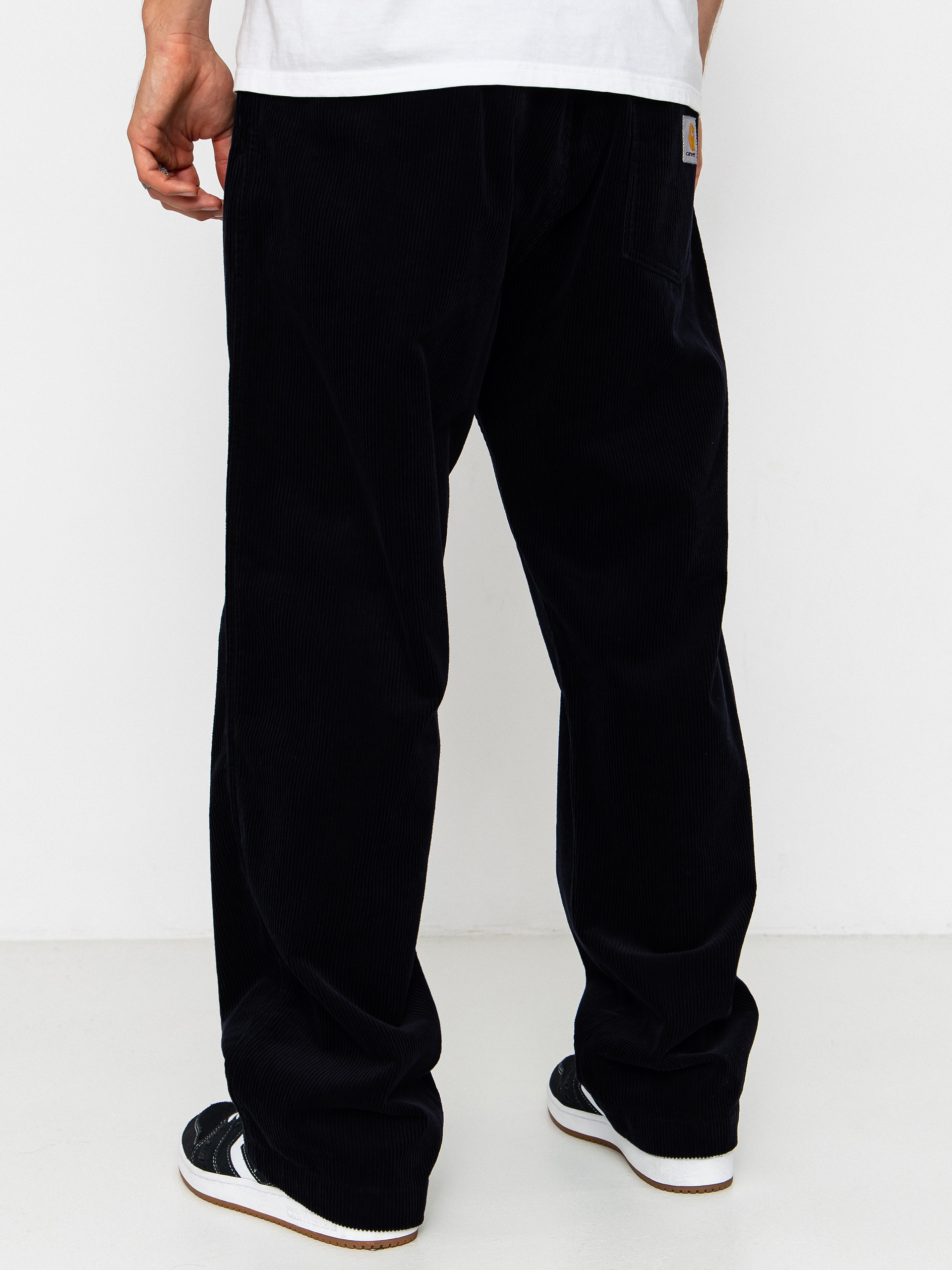 Kisnadrág Carhartt WIP Floyde (dark navy/rinsed)