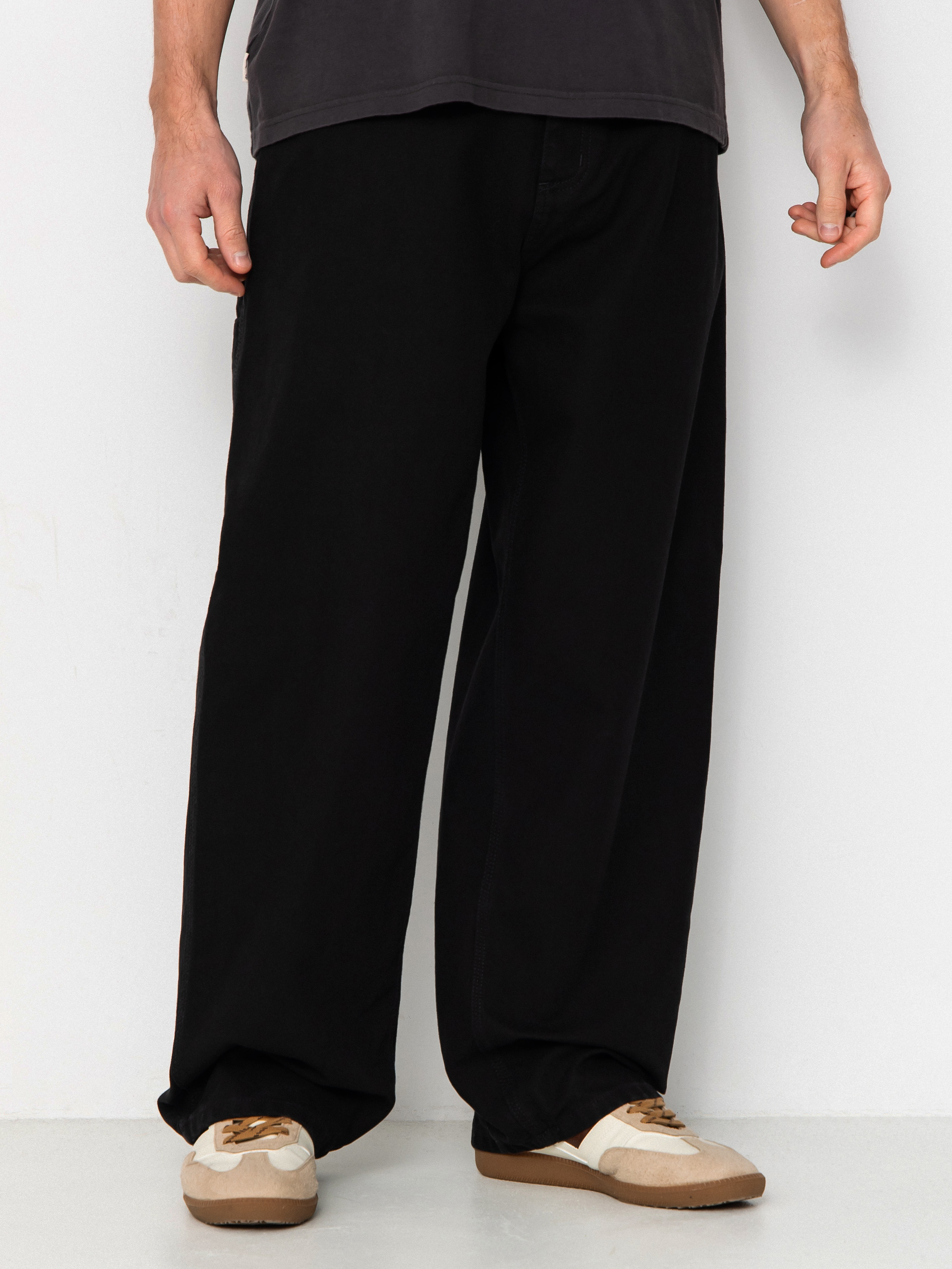 Kisnadrág Carhartt WIP OG Single Knee (black/stone washed)