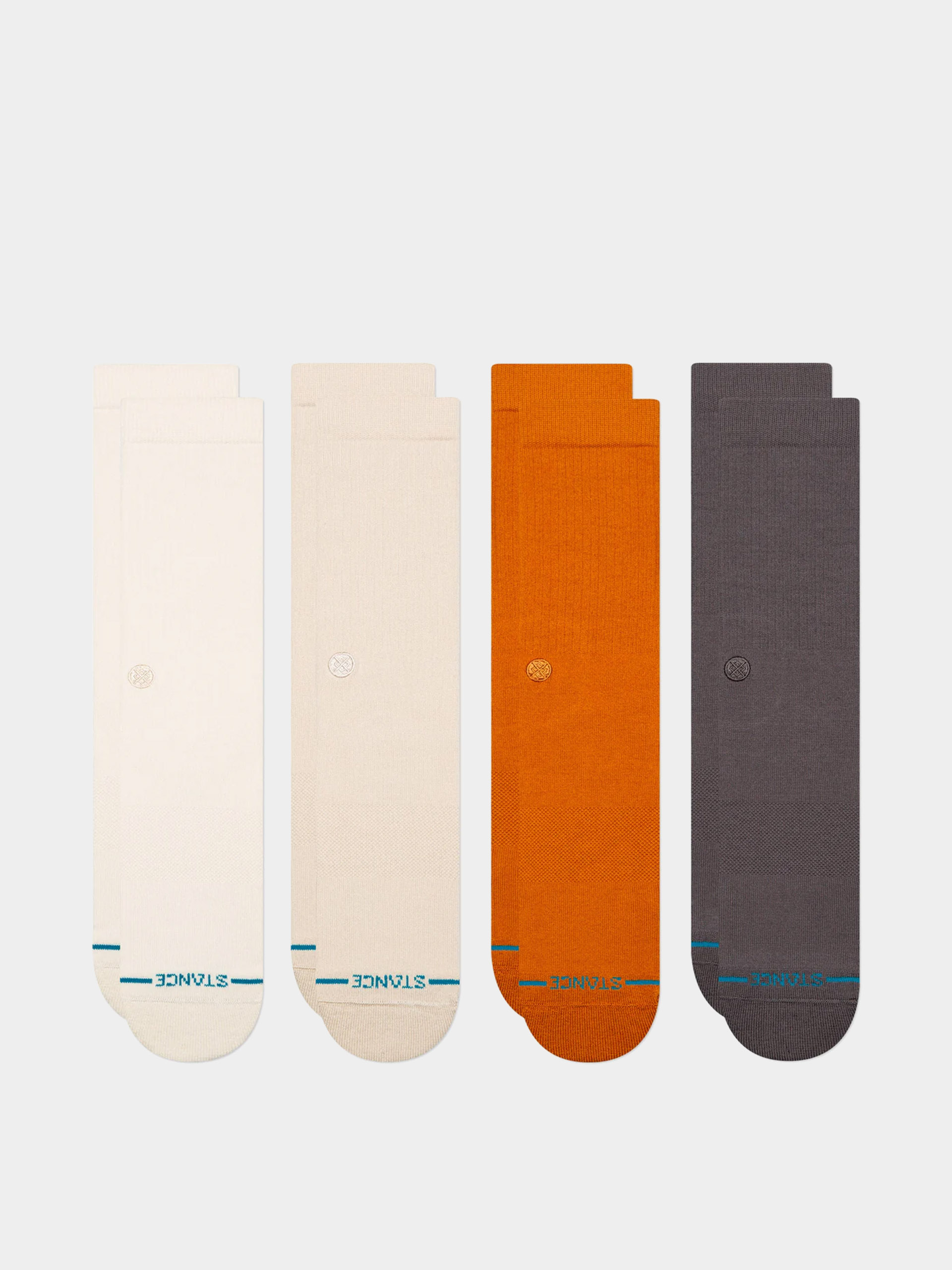 Zokni Stance Icon Crew 4 Pack (canvas)