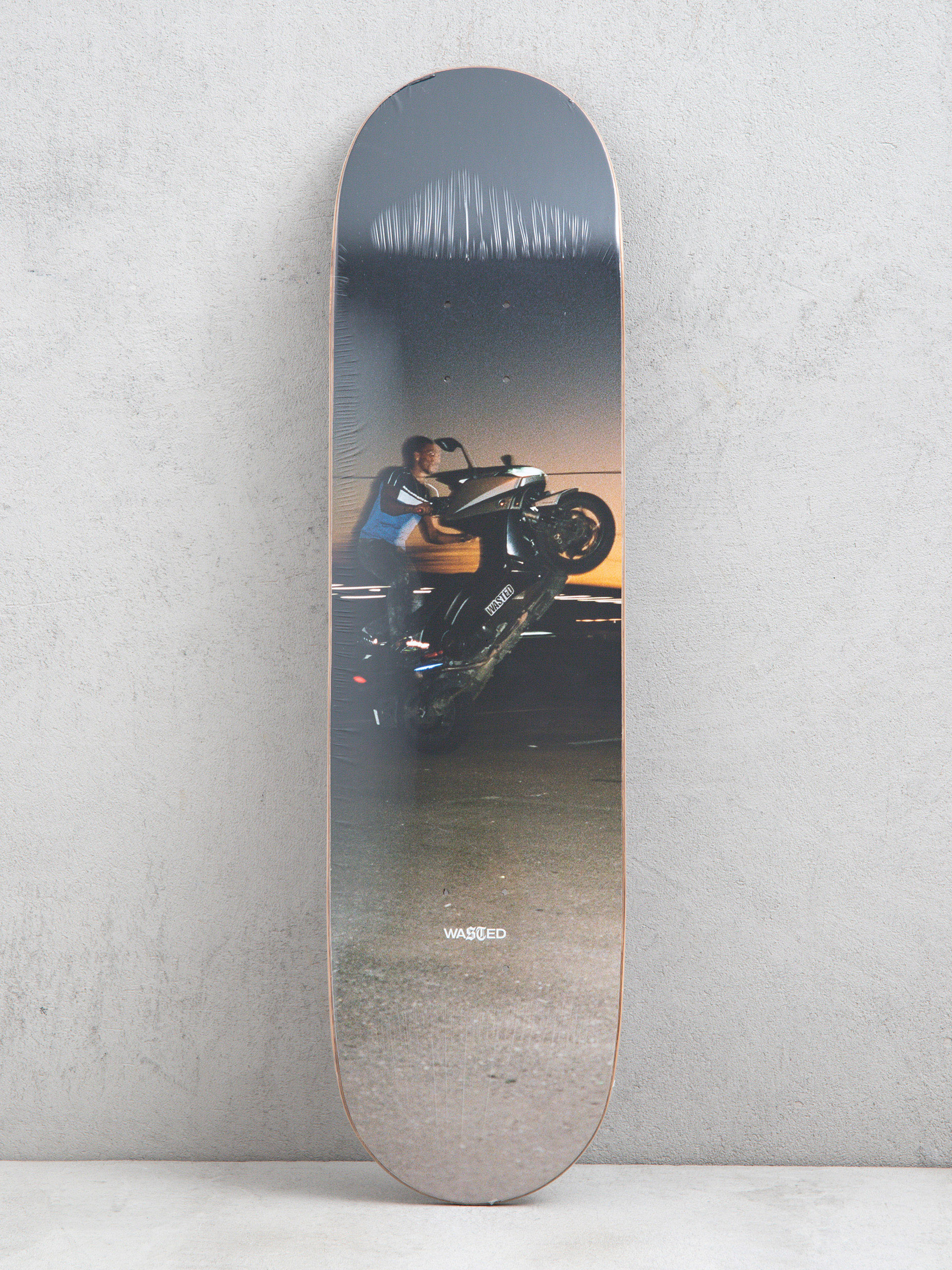 Gördeszka lap Wasted Paris Monsieur Bonheur X Wasted Board (black)