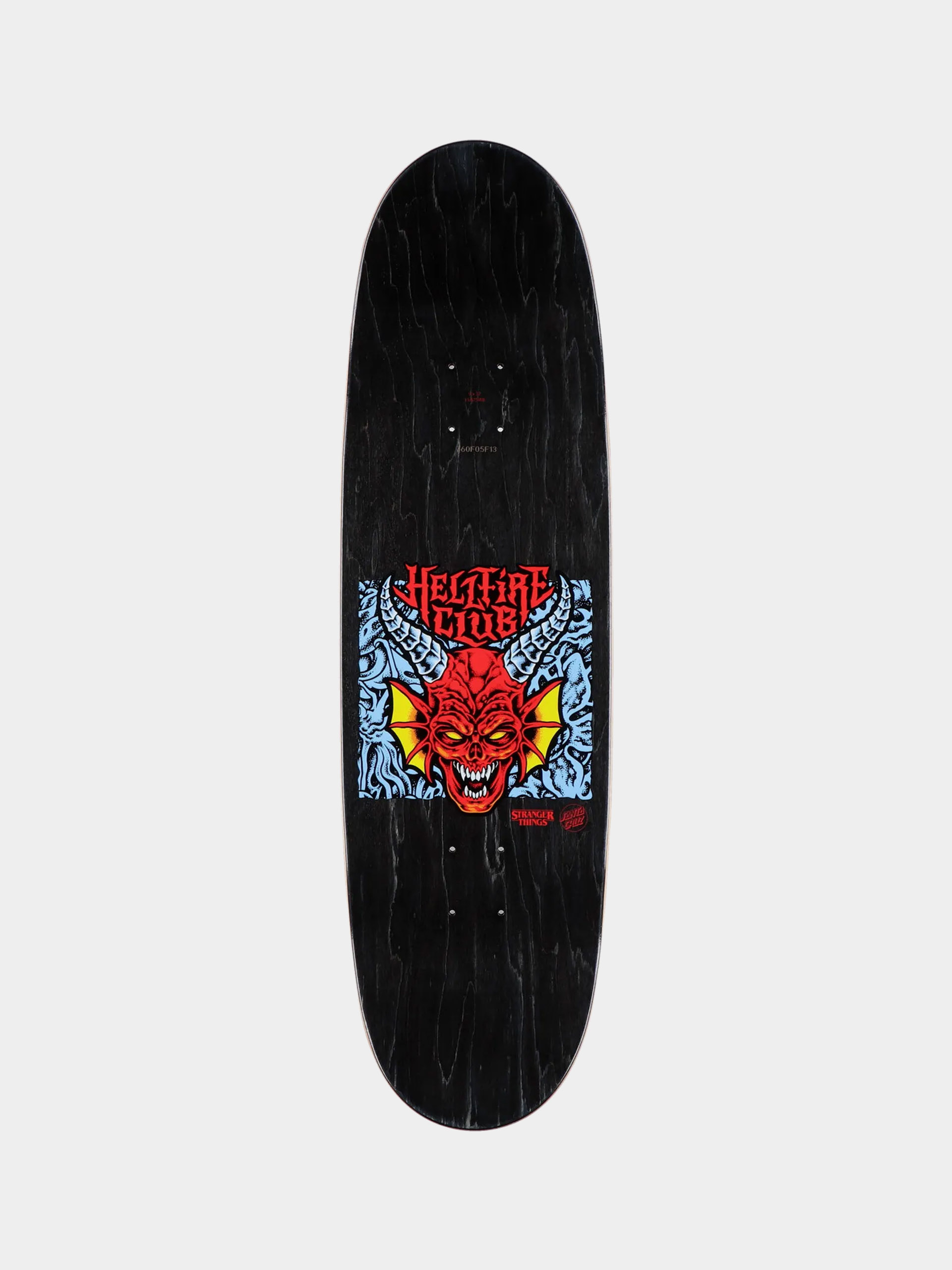 Gördeszka lap Santa Cruz X Stranger Things Hellfire Club Flames