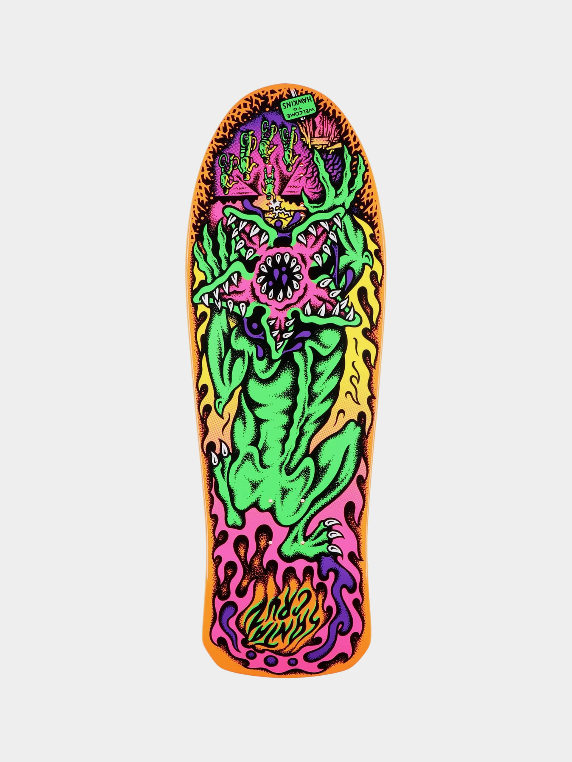 Gördeszka lap Santa Cruz X Stranger Things Salba Demogorgon