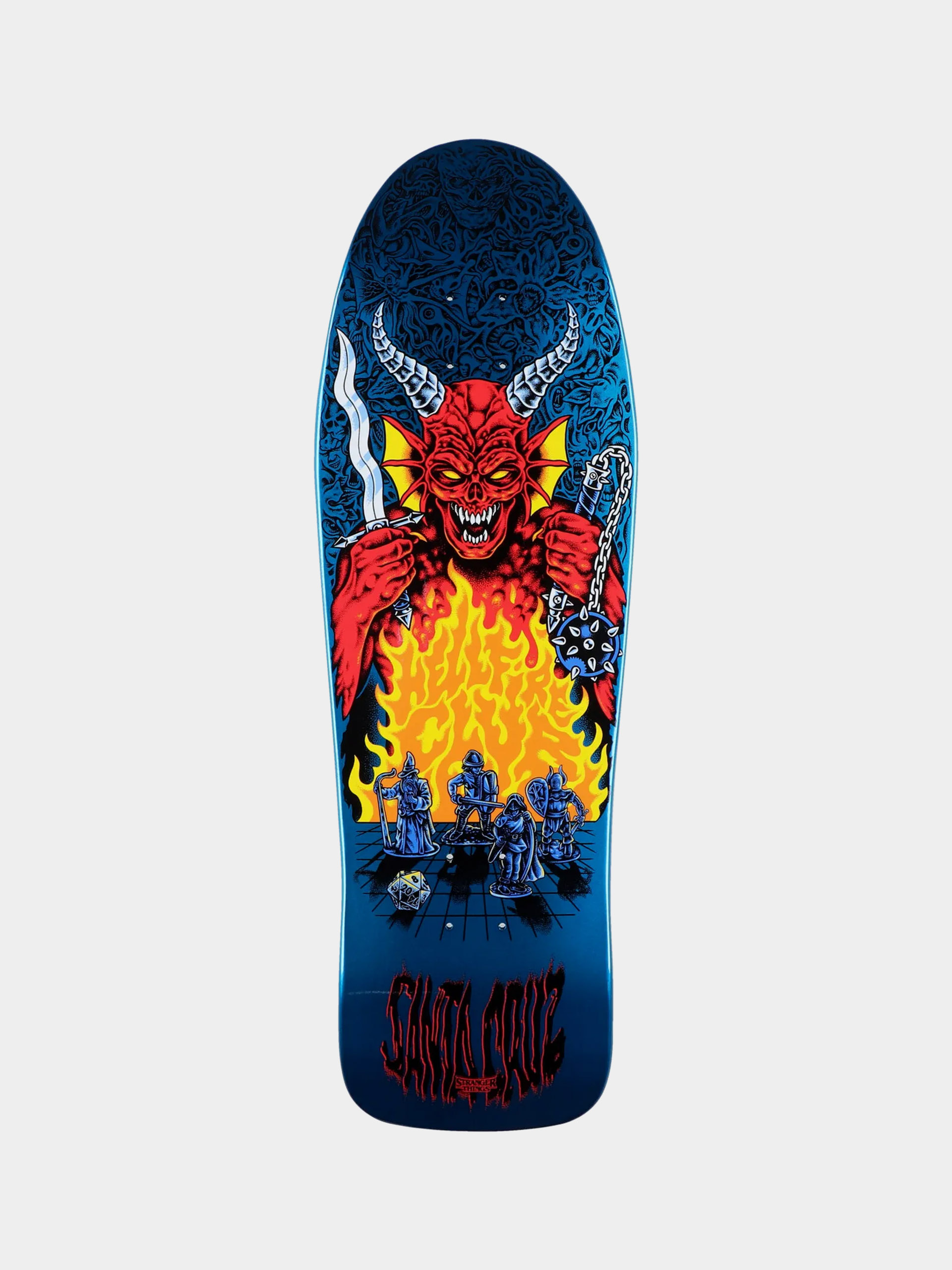 Gördeszka lap Santa Cruz X Stranger Things Knox Hellfire Pit