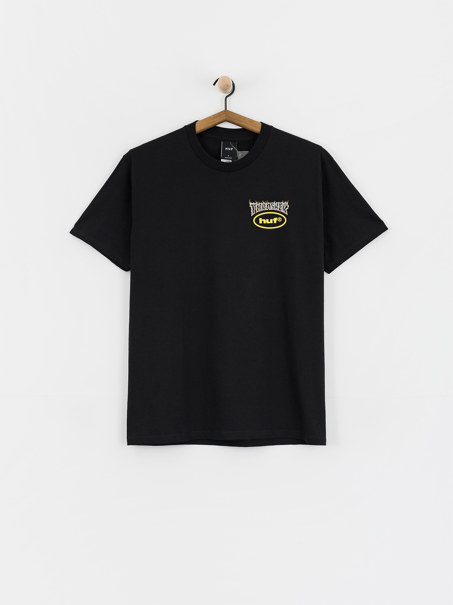 Póló HUF X Thrasher Meltdown (black)
