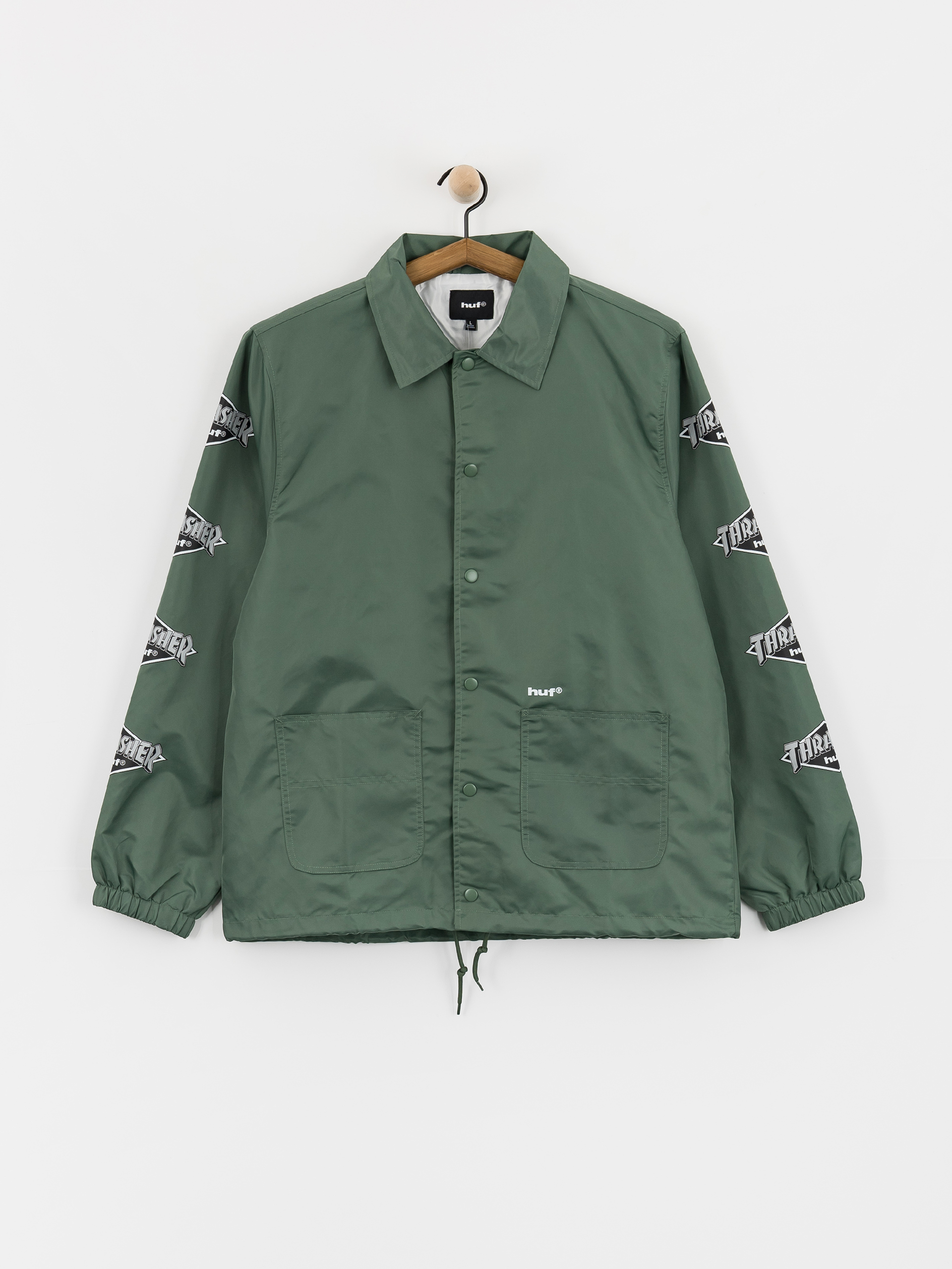 Dzseki HUF X Thrasher Logo (forest green)