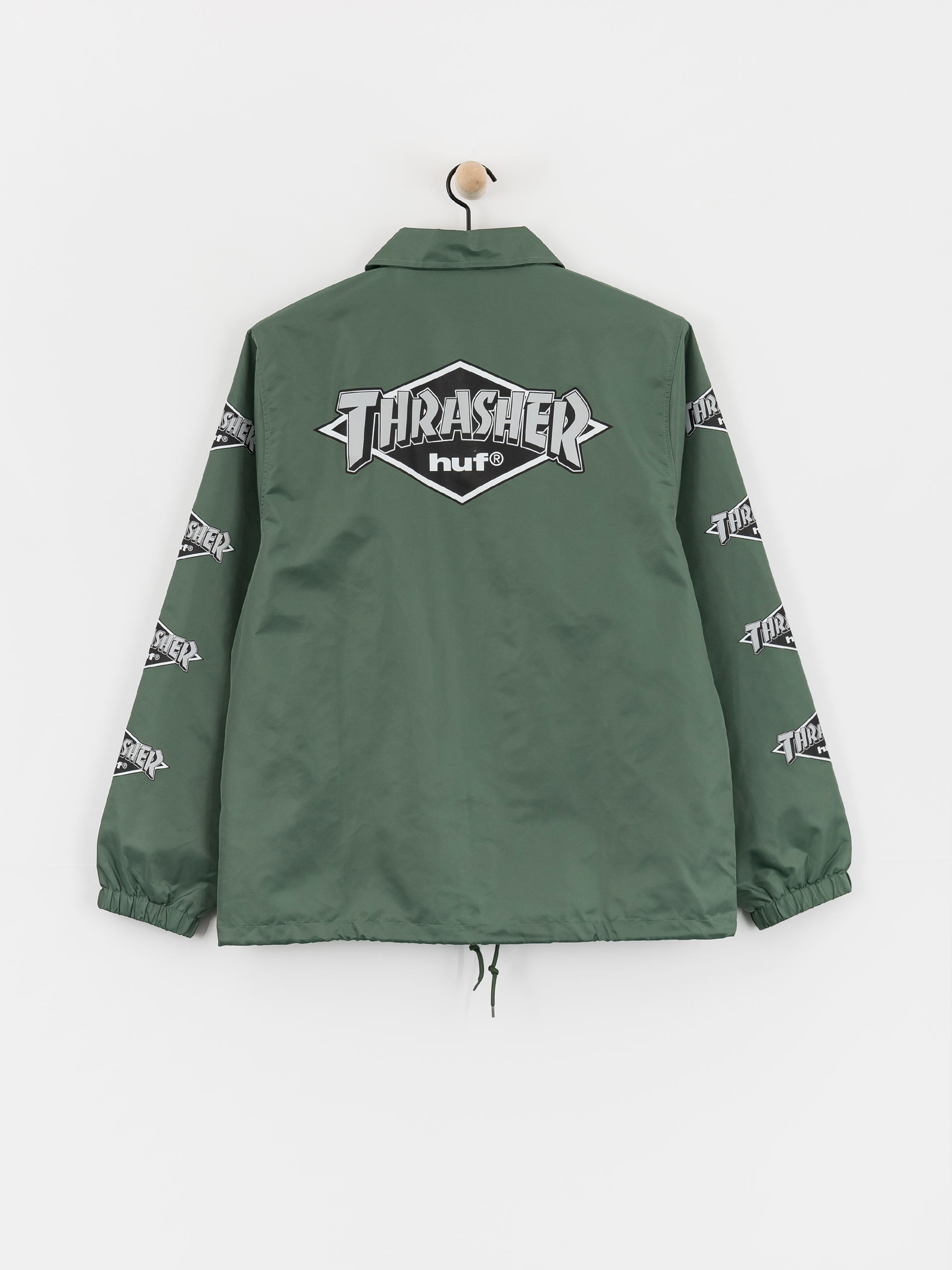 Dzseki HUF X Thrasher Logo (forest green)