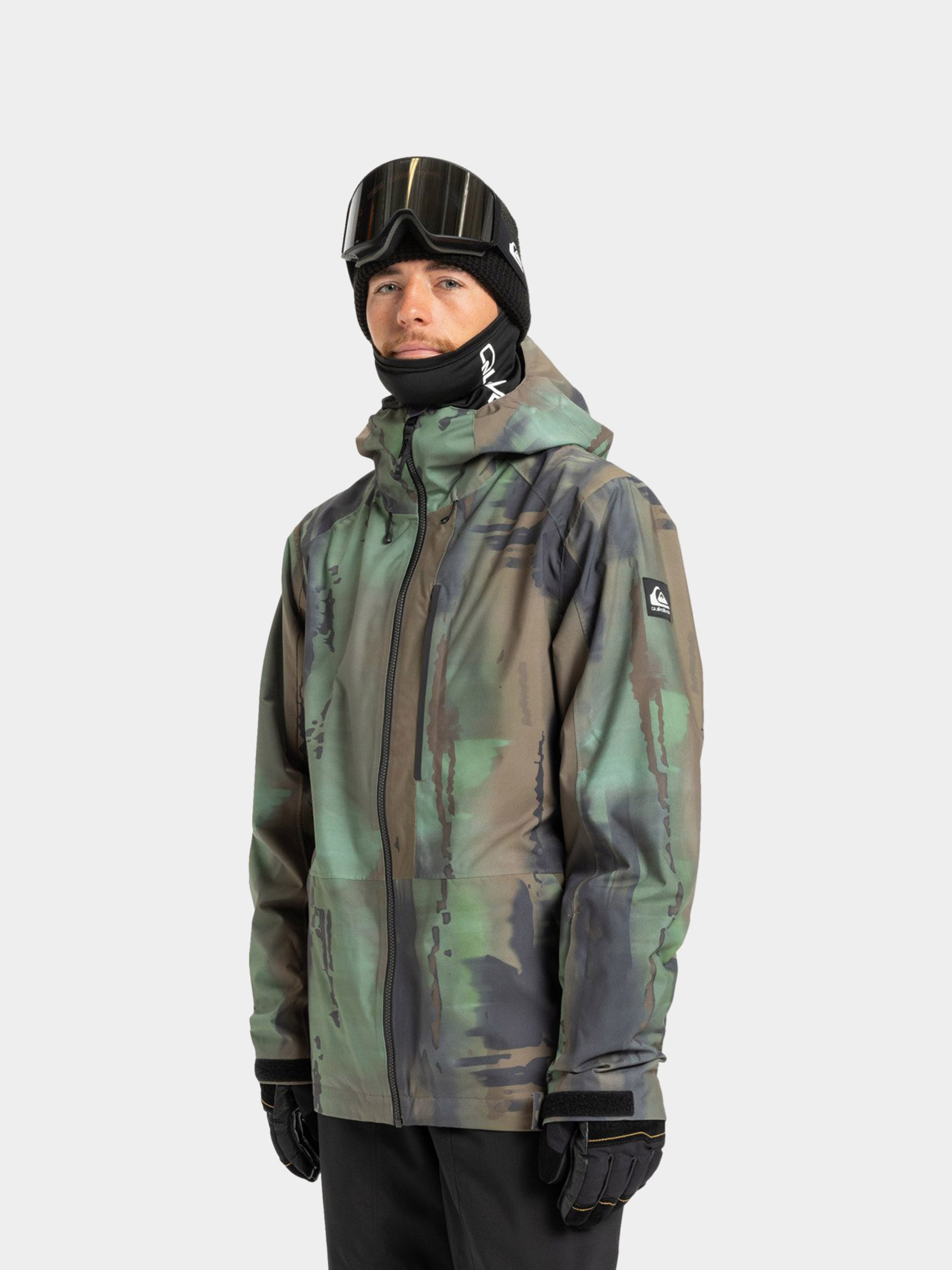 Férfi Quiksilver Muldrow 20K Snowboard dzseki (bloomfade dark ivy)