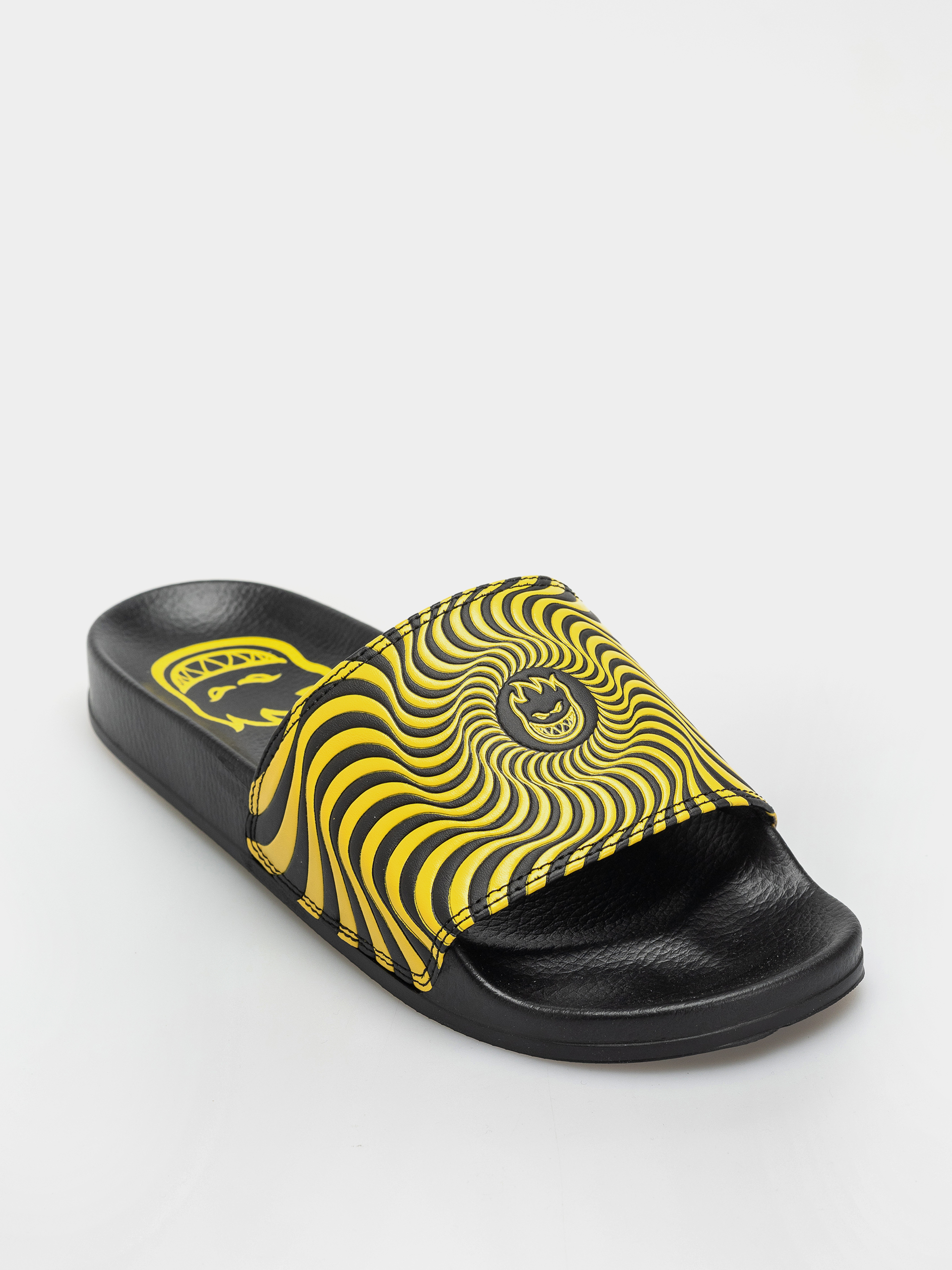 Spitfire Bighead Swirl Flip-flop papucsok (black/yellow)