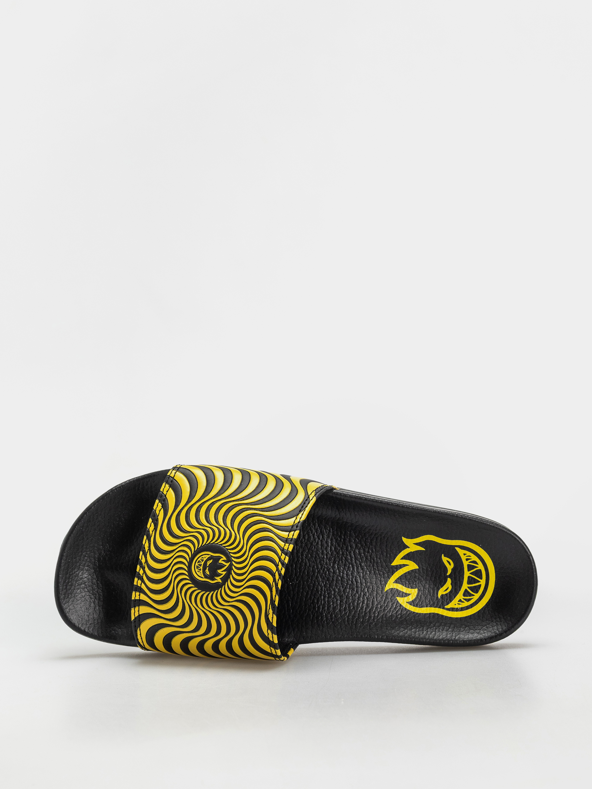 Spitfire Bighead Swirl Flip-flop papucsok (black/yellow)
