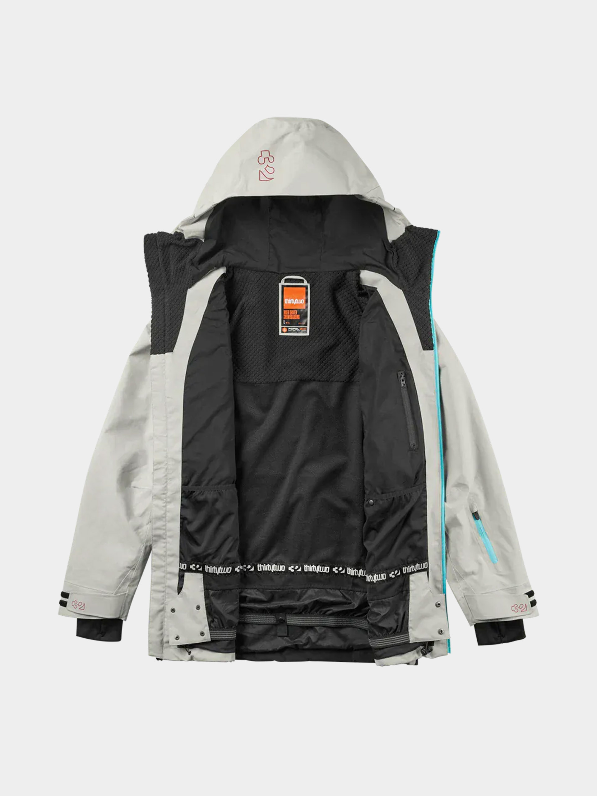 Férfi Snowboard dzseki ThirtyTwo Tm Recycled (cement)