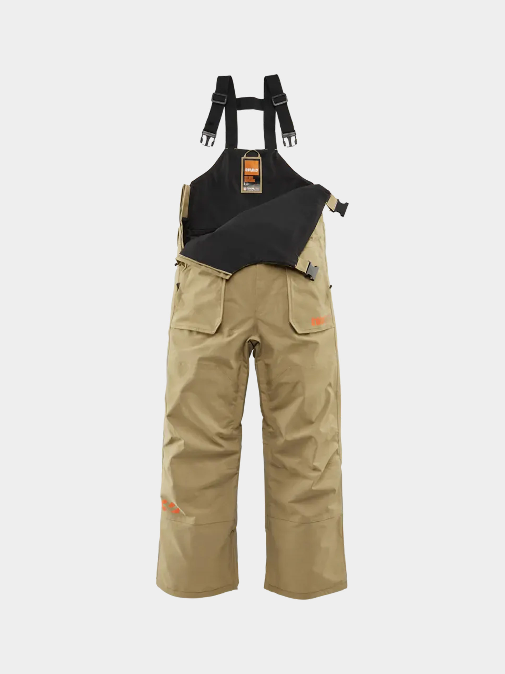Férfi Snowboard nadrág ThirtyTwo Basement Bib (khaki)