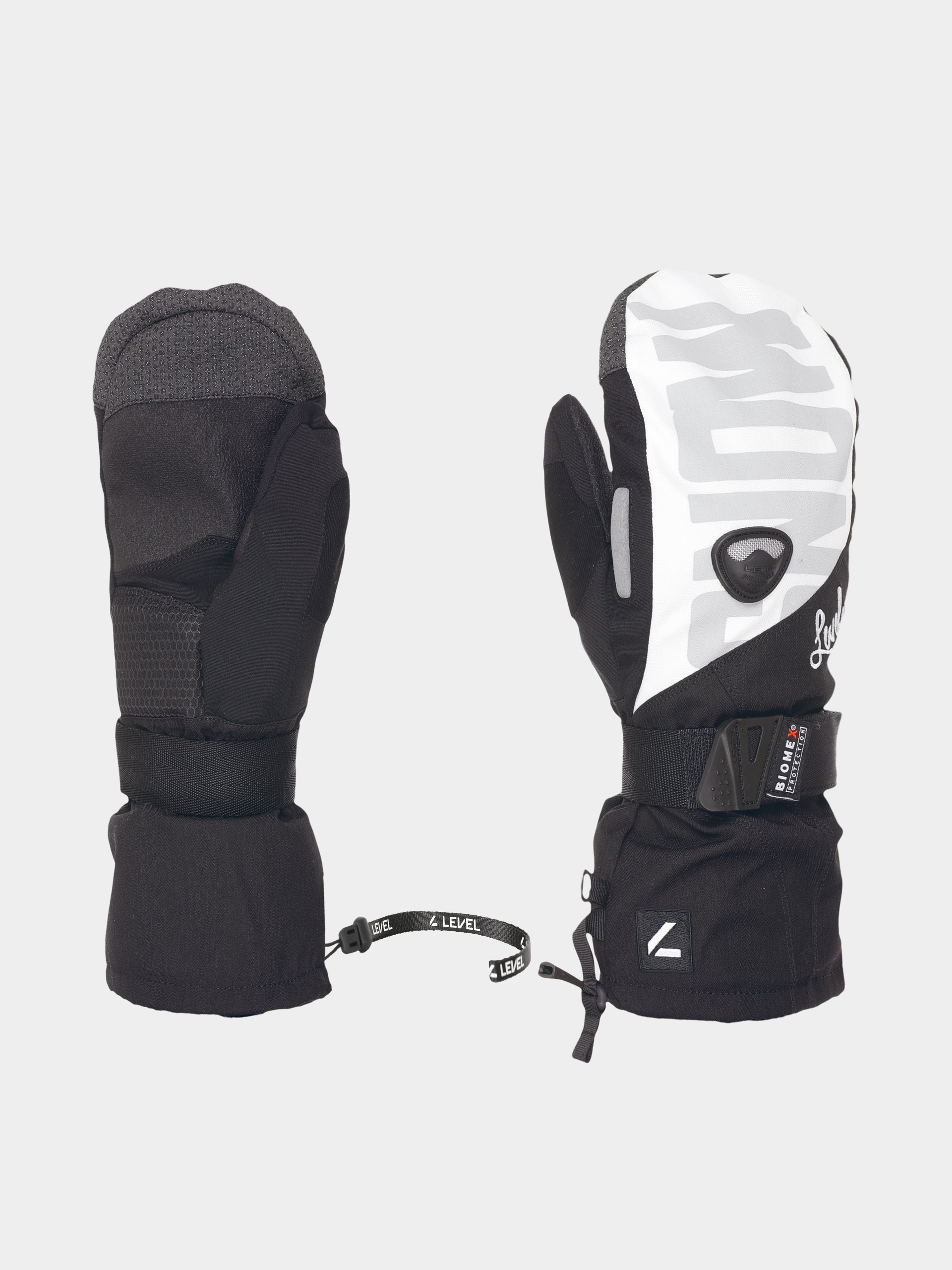 Kesztyű Level Butterfly Mitt Wmn (black white)