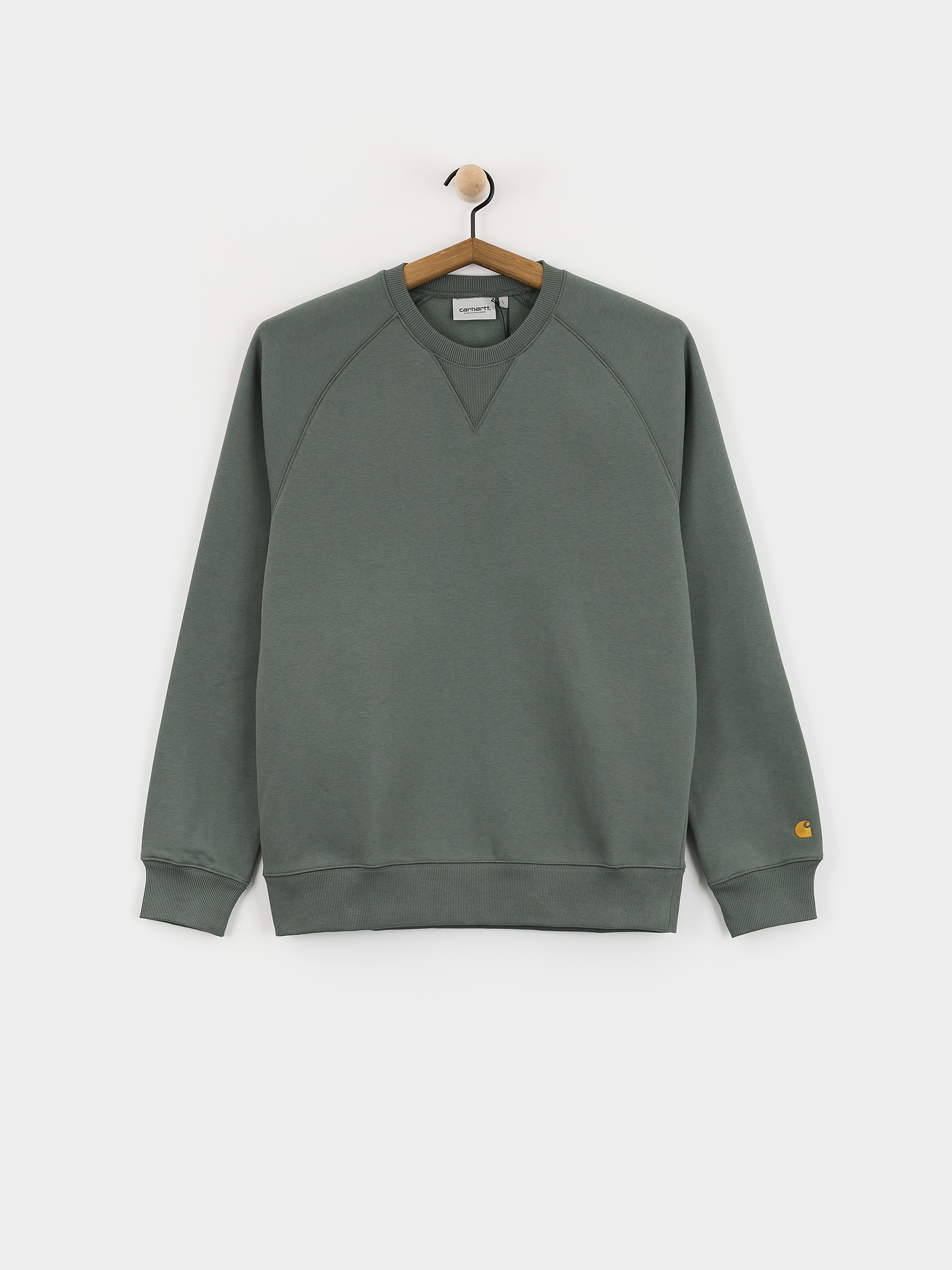 Pulóver Carhartt WIP Chase (velvet green/gold)