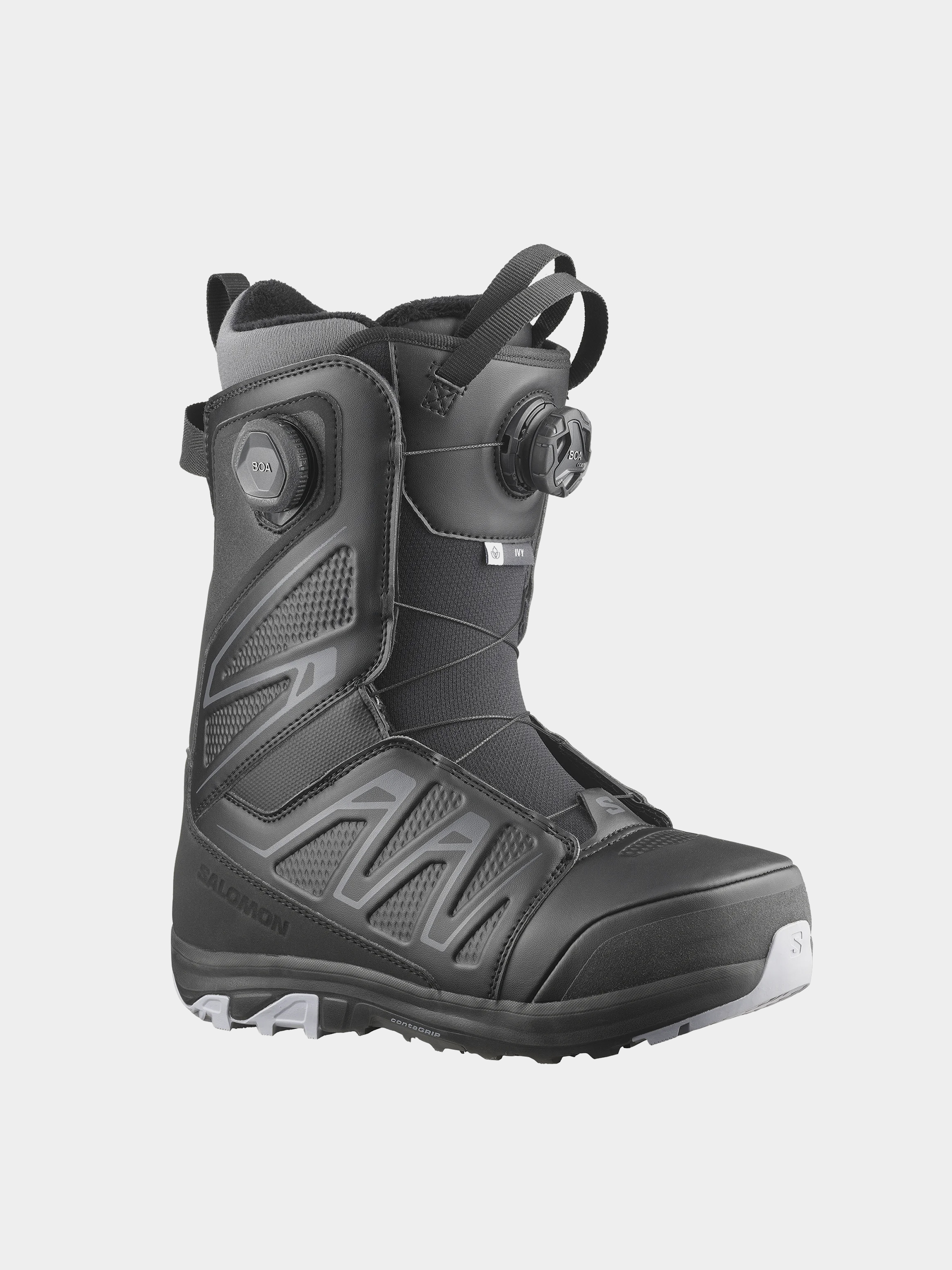 Női Snowboard cipők Salomon Ivy Boa Sj Boa (black)