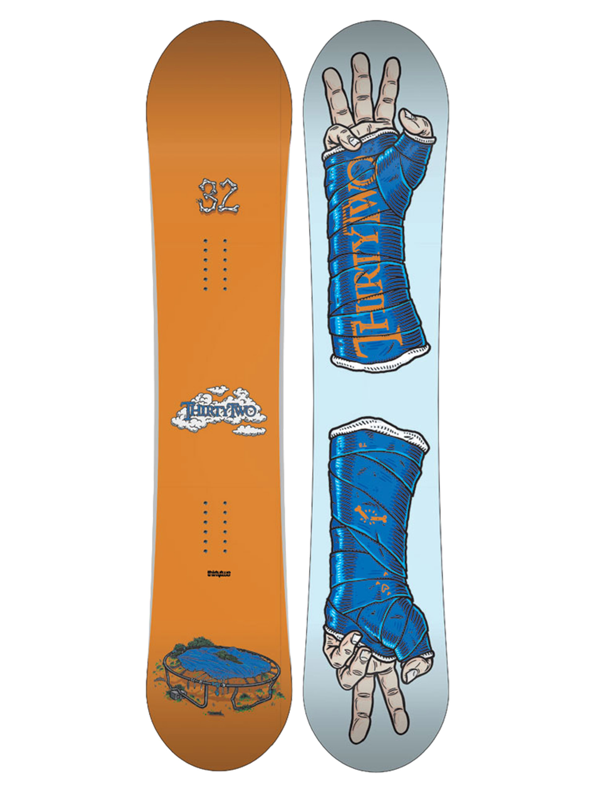 Férfi Snowboard ThirtyTwo Middle Earth Pro Scott Stevens Limited Edition (orange)