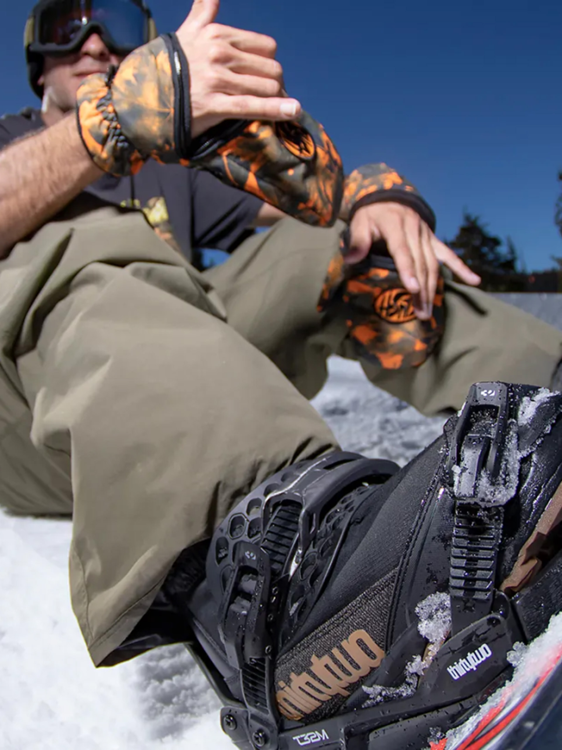 Snowboard kötés ThirtyTwo T32M Fase (orange)