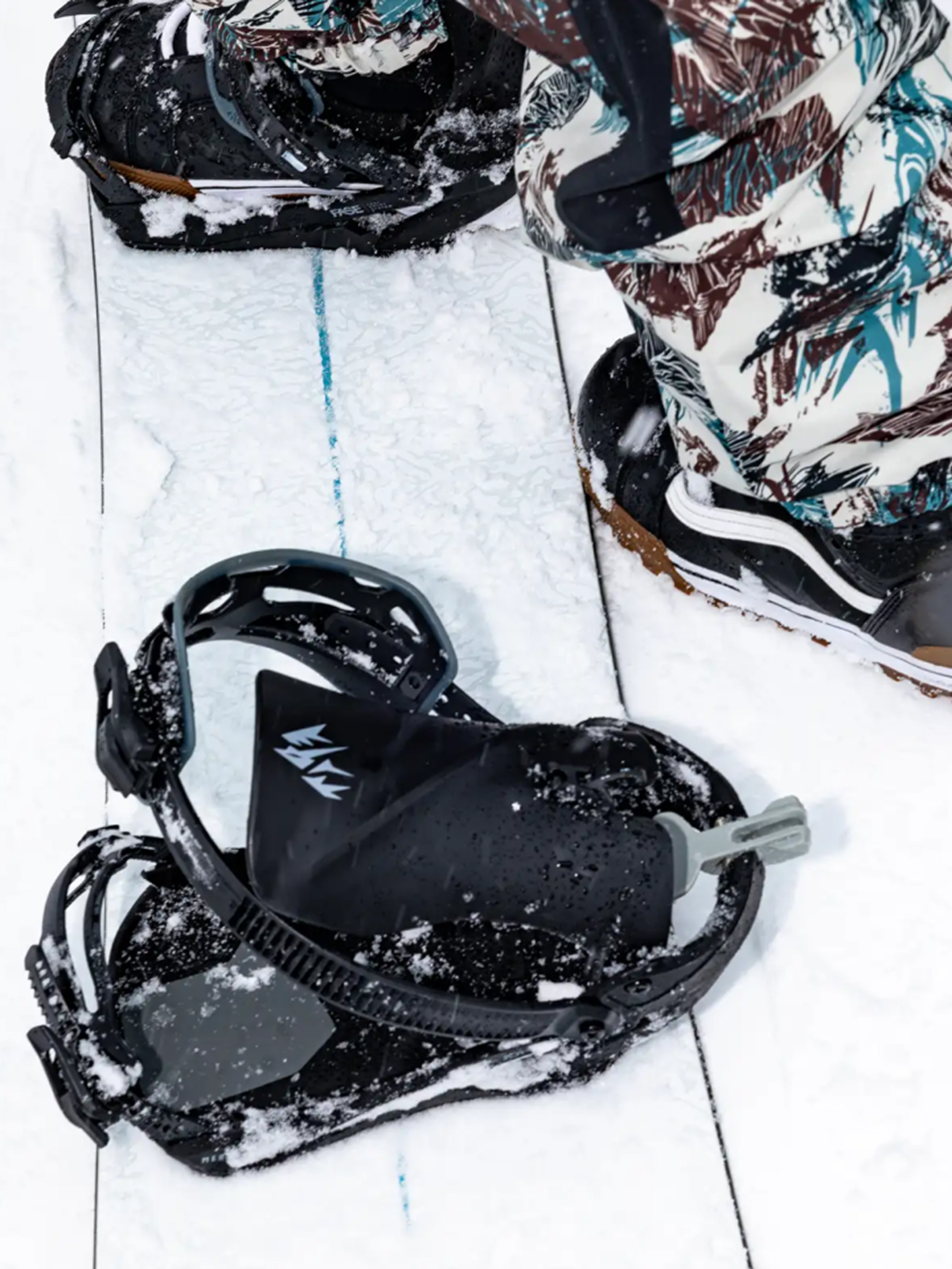 Férfi Snowboard kötés Jones Snowboards Mercury FASE Art (lime art)