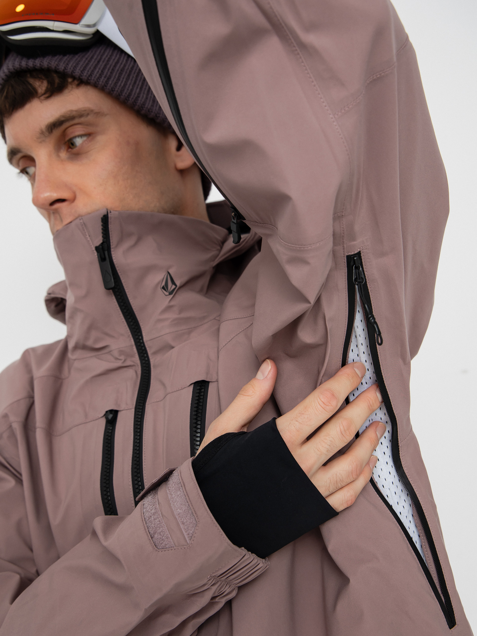 Férfi Volcom Guch Stretch Gore Snowboard dzseki (mauve)