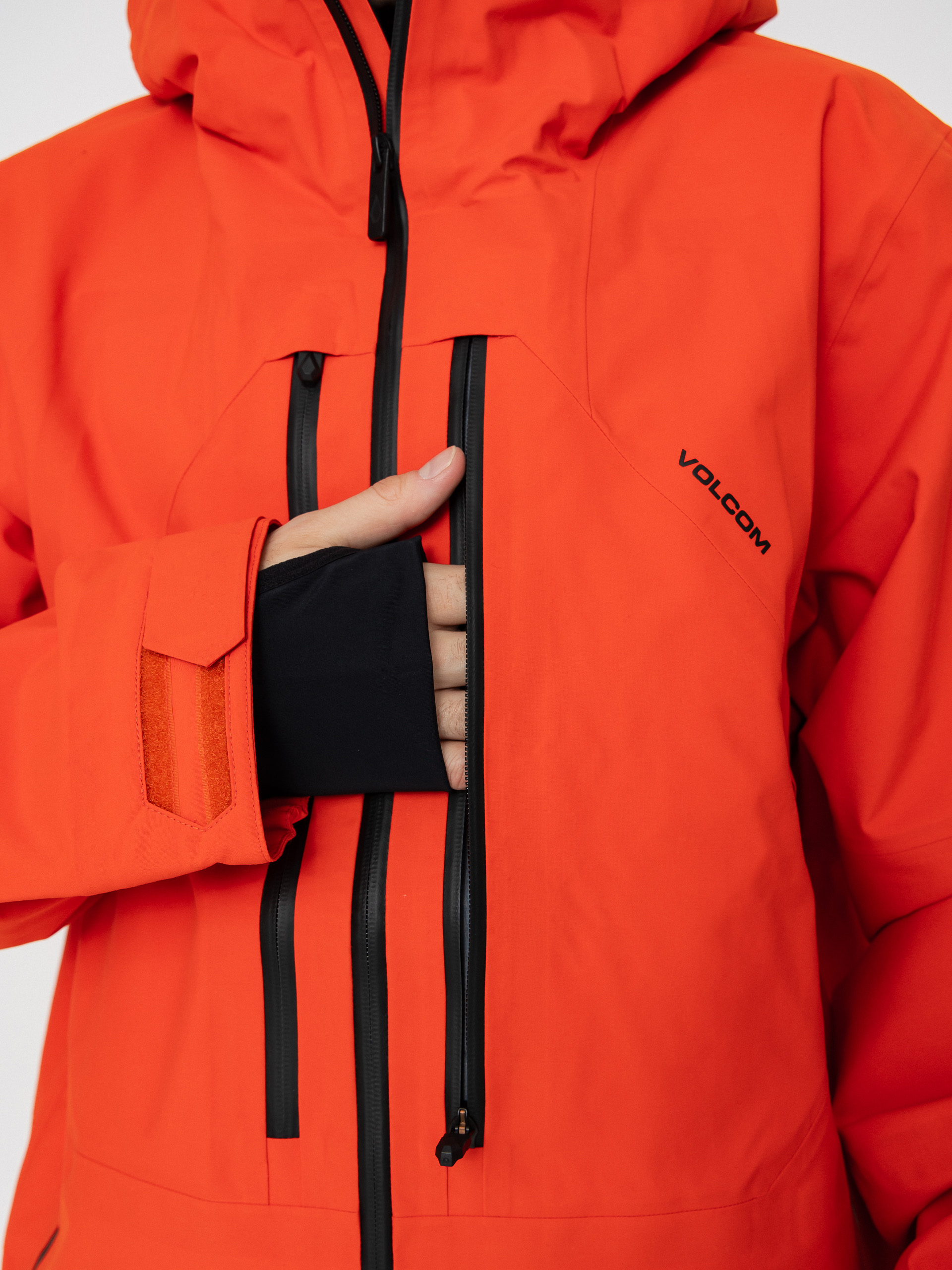 Férfi Snowboard dzseki Volcom Anyox Guide Gore Pro Shell (orange shock)