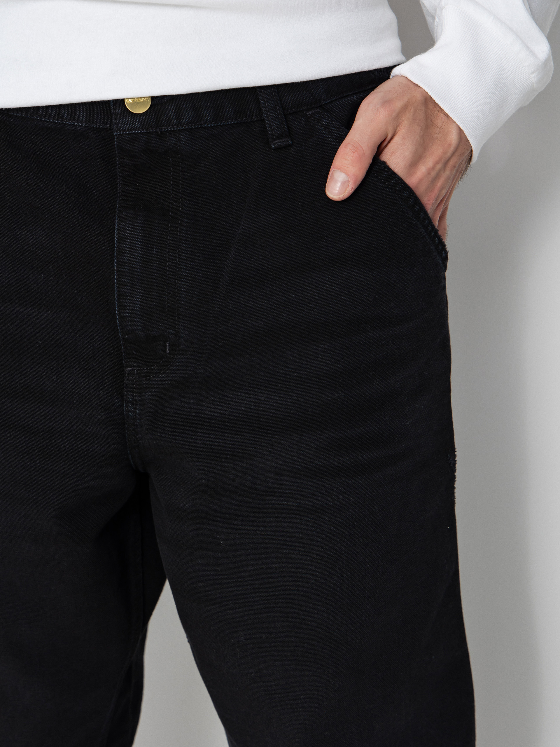 Carhartt WIP Single Knee Kisnadrág (black)