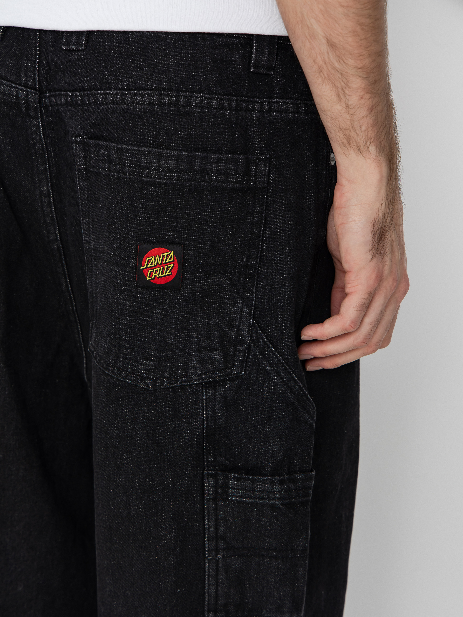 Kisnadrág Santa Cruz Carpenter Big (black wash)