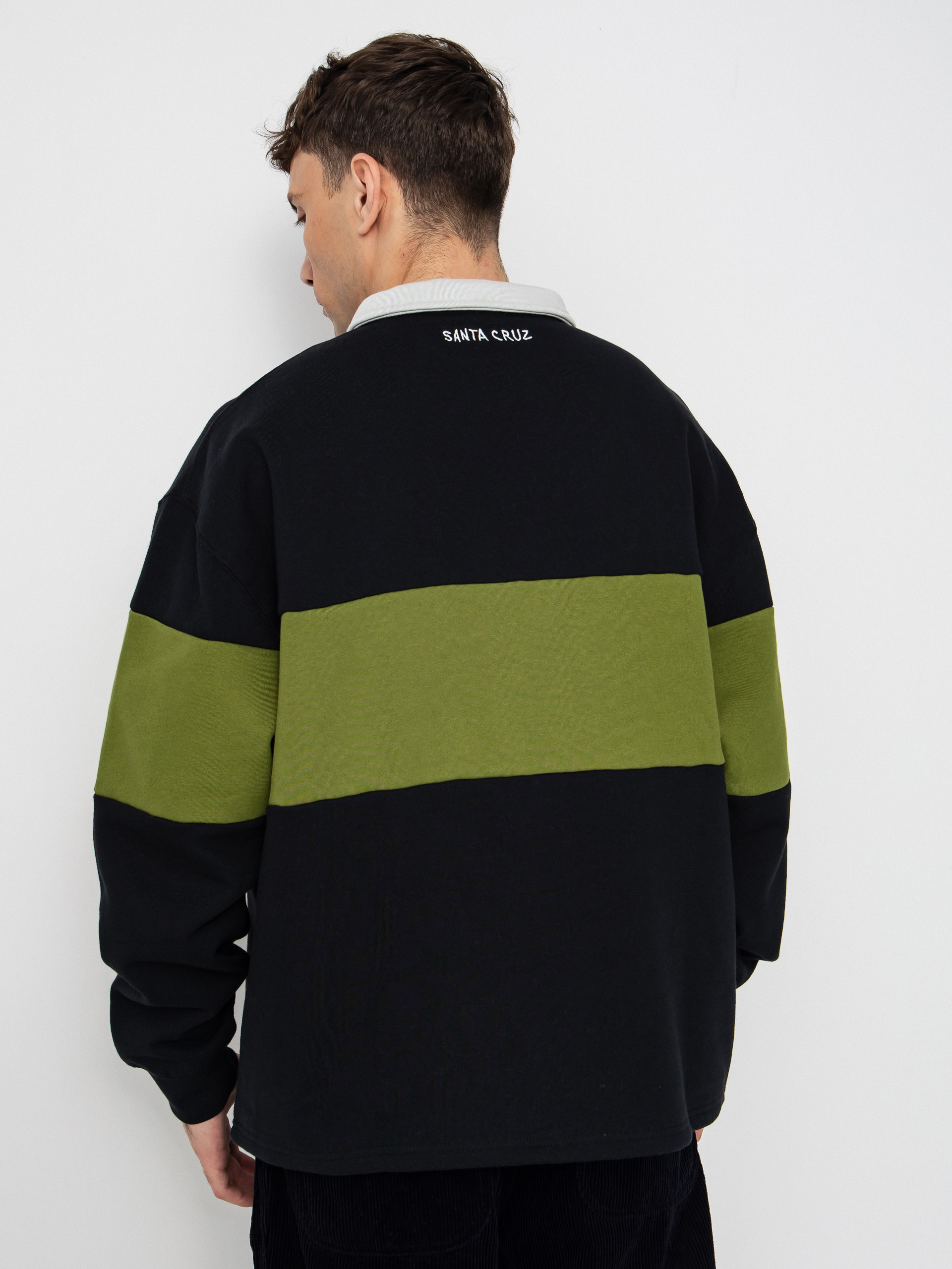 Pulóver Santa Cruz Screaming Mini Flame 1/4 Zip (black)