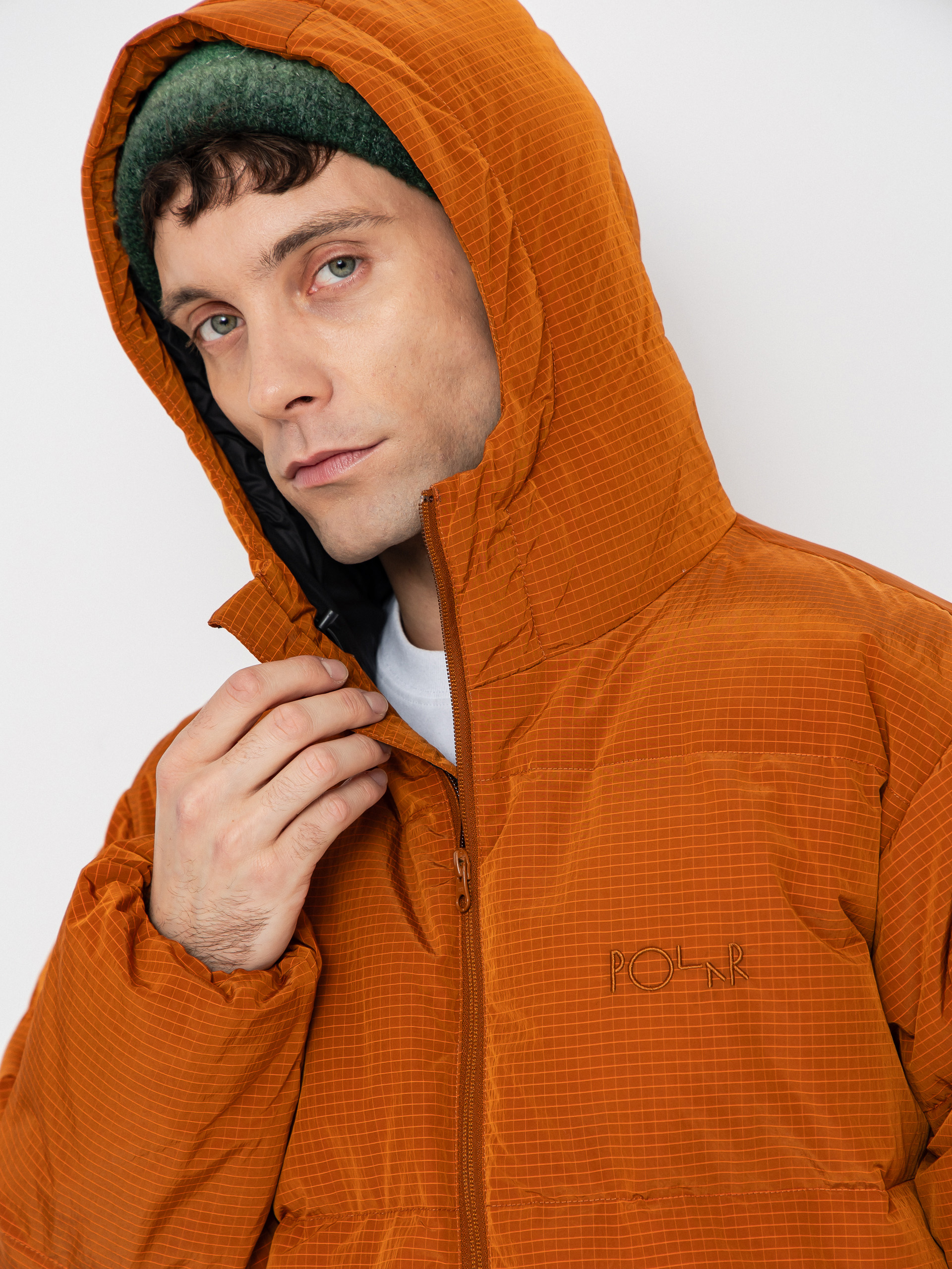 Polar Skate Soft Puffer Dzseki (orange)