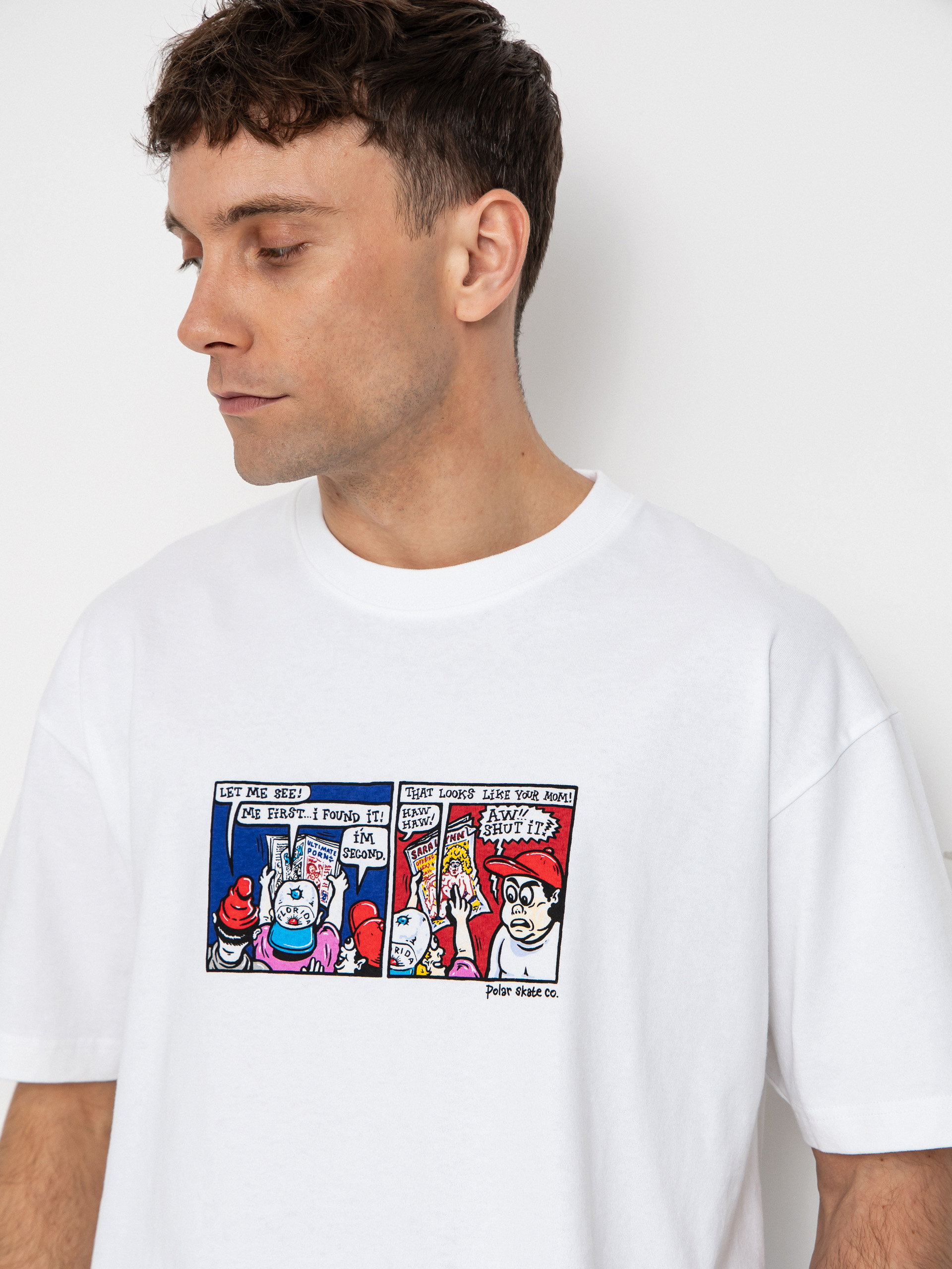 Polar Skate Shut It! Póló (white)