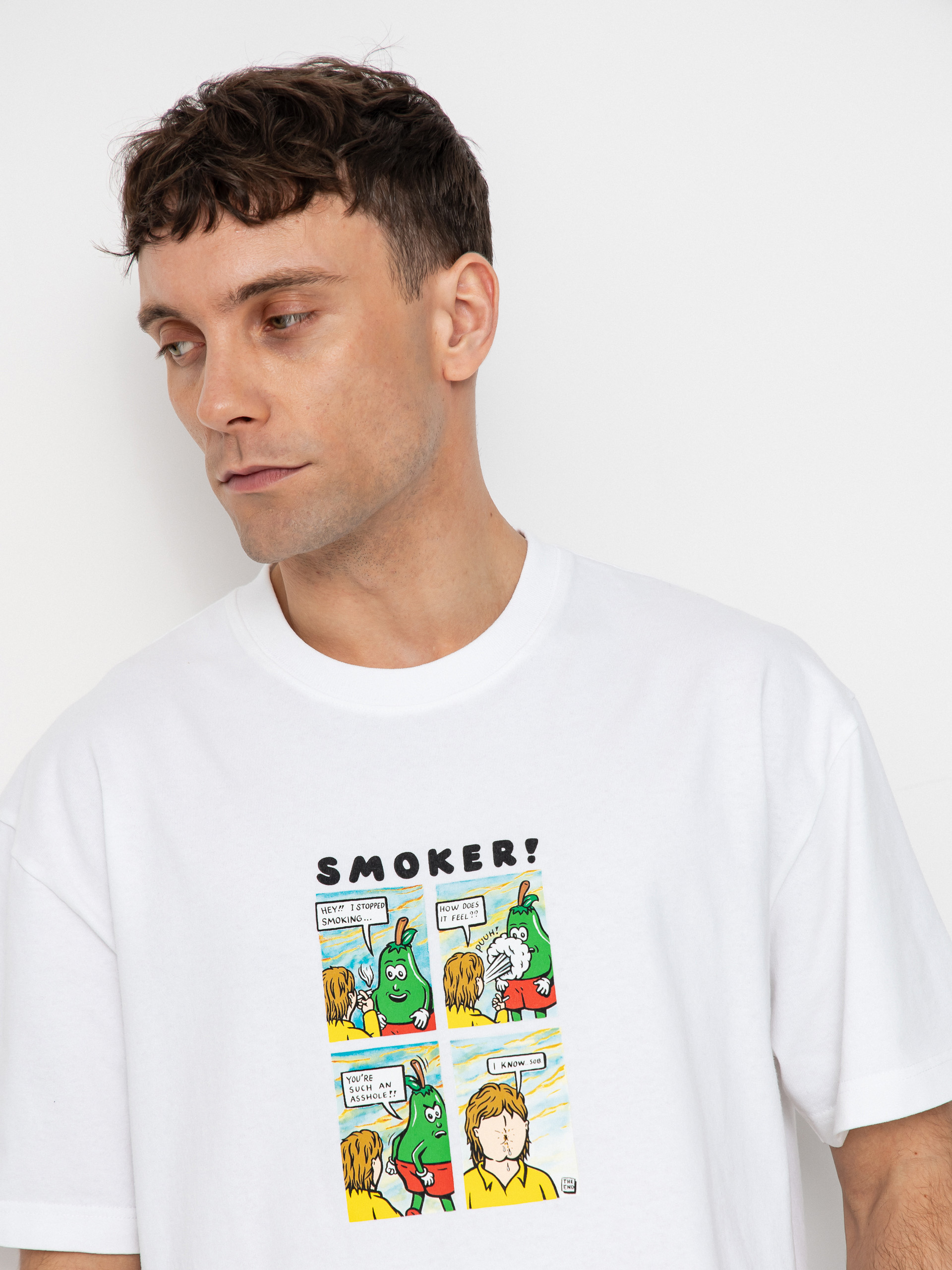 Polar Skate Smoker! Póló (white)