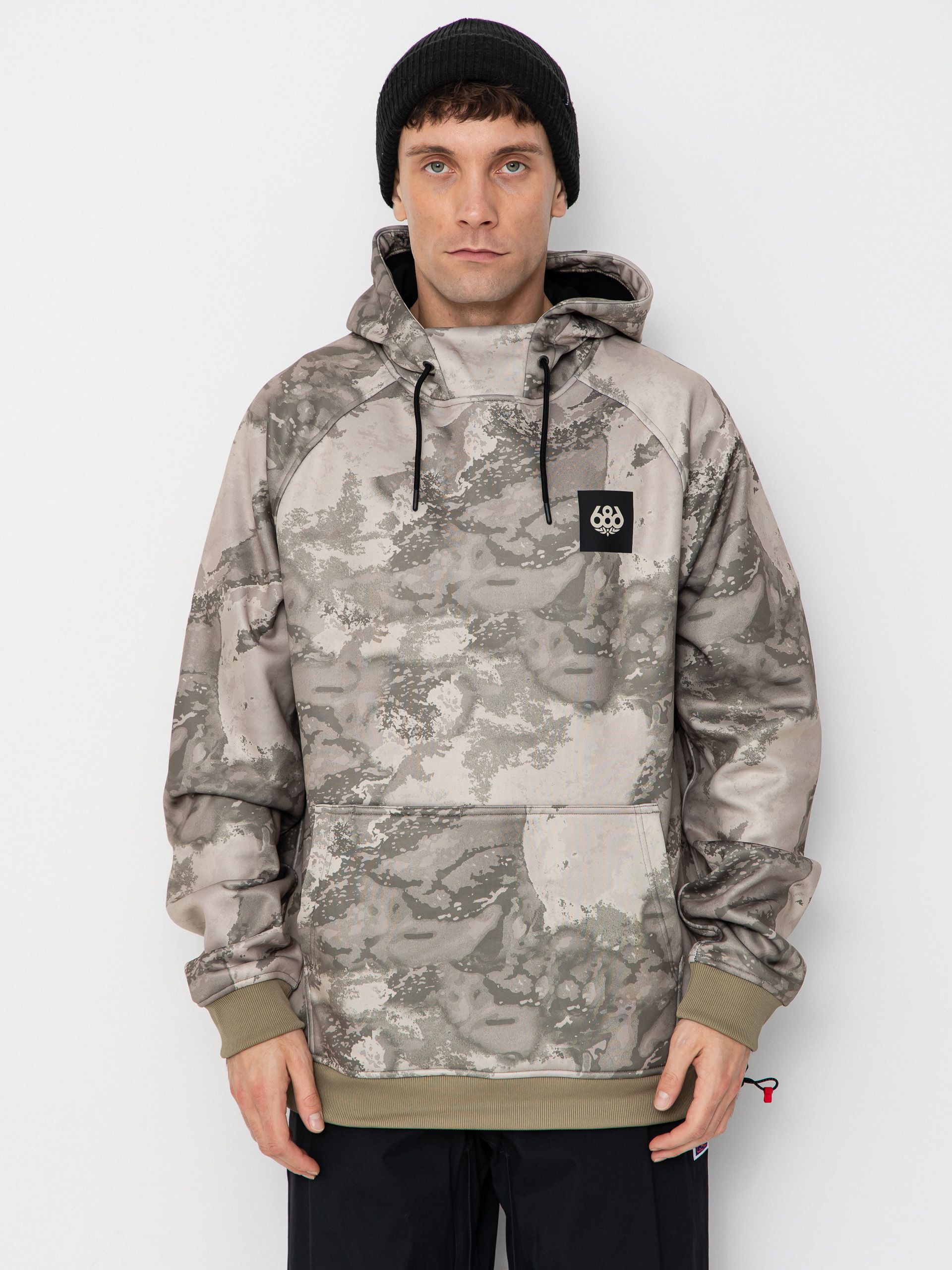 Thermo pulóver 686 Bonded Fleece HD (limestone hemisphere print)