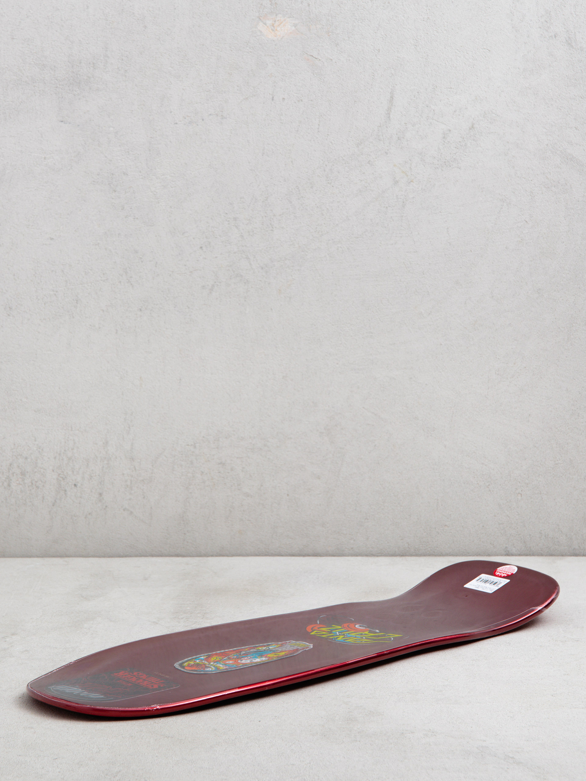 Gördeszka lap Santa Cruz X Stranger Things Grabke Max Melting Clock