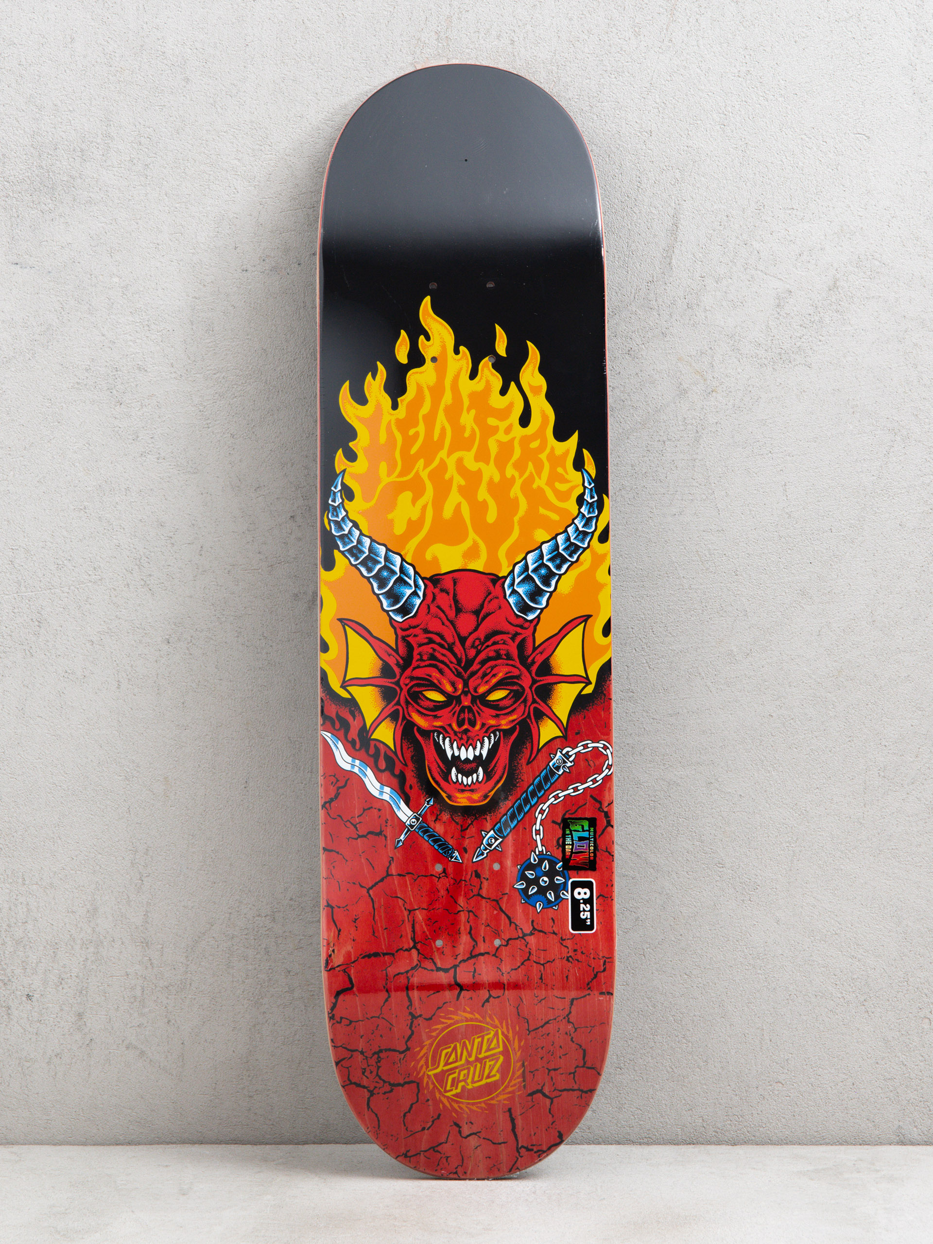 Gördeszka lap Santa Cruz X Stranger Things Hellfire Club