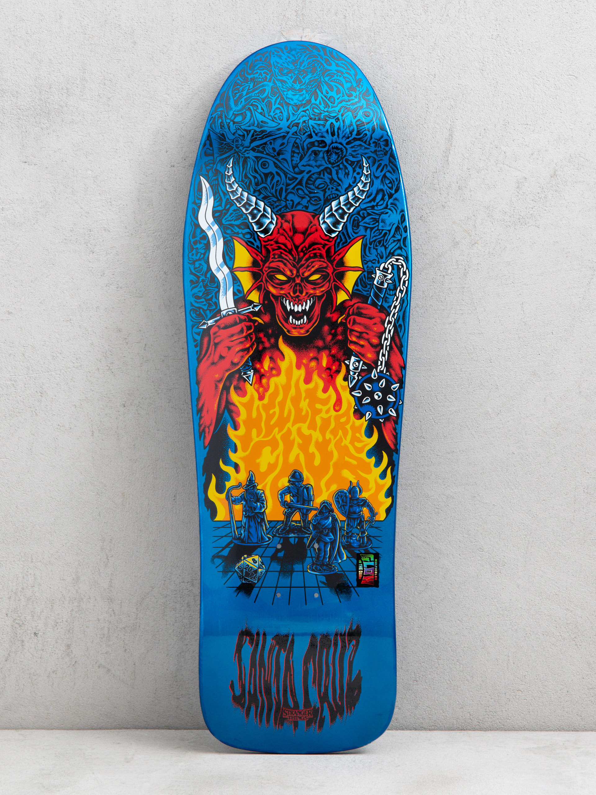 Gördeszka lap Santa Cruz X Stranger Things Knox Hellfire Pit
