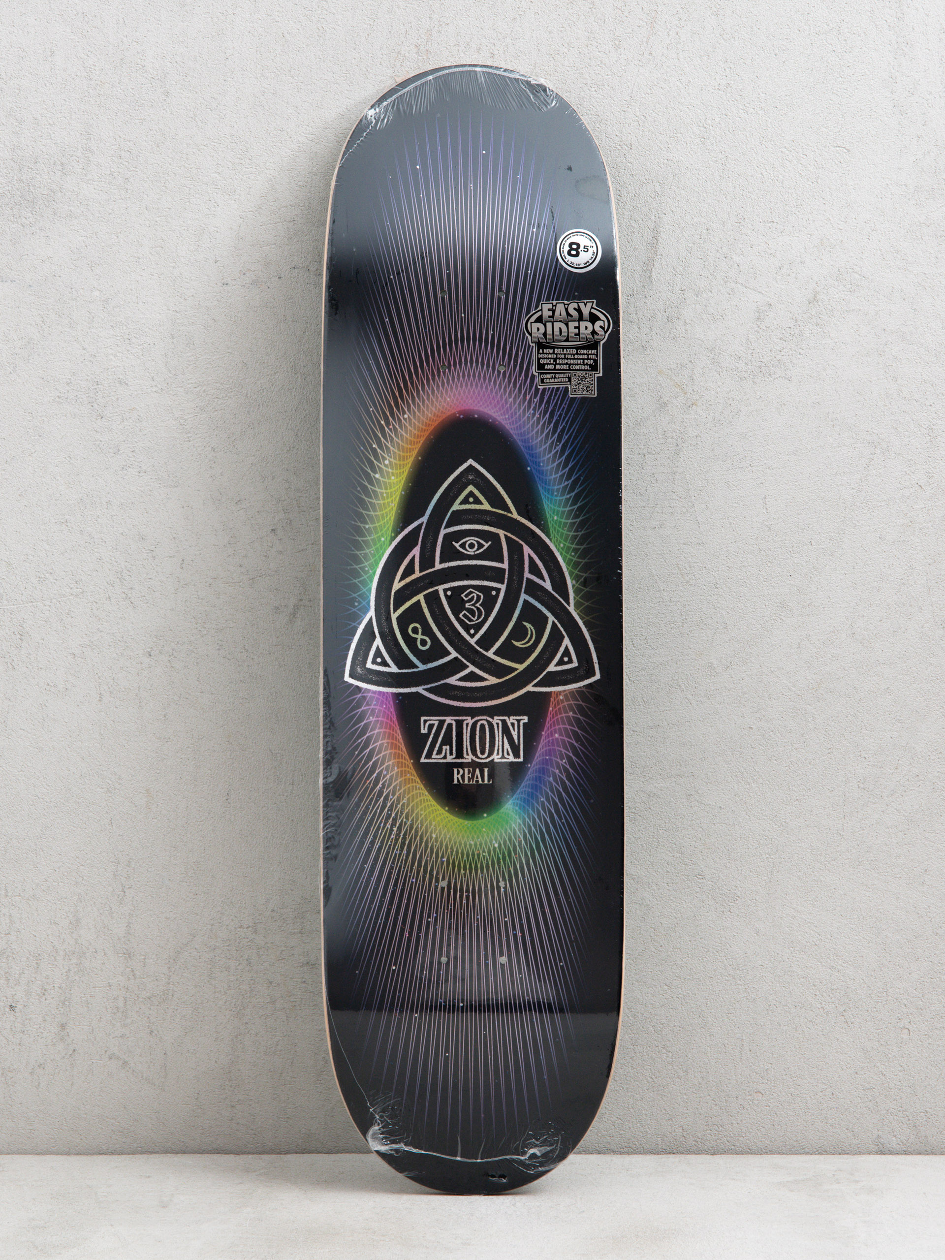 Real Zion Power Of Threes Easy Rider Gördeszka lap (black)