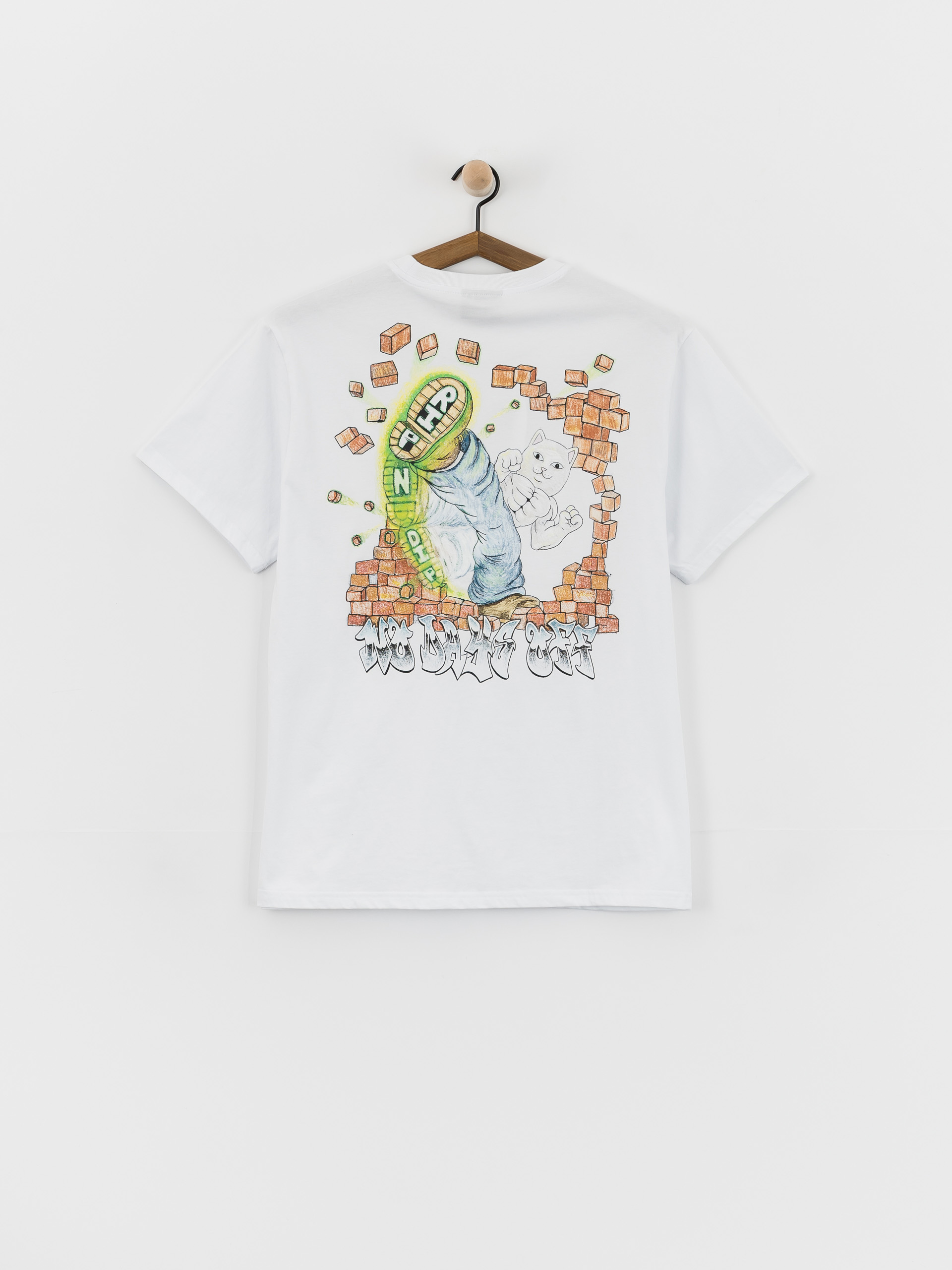 RipNDip Karate Kat Póló (white)