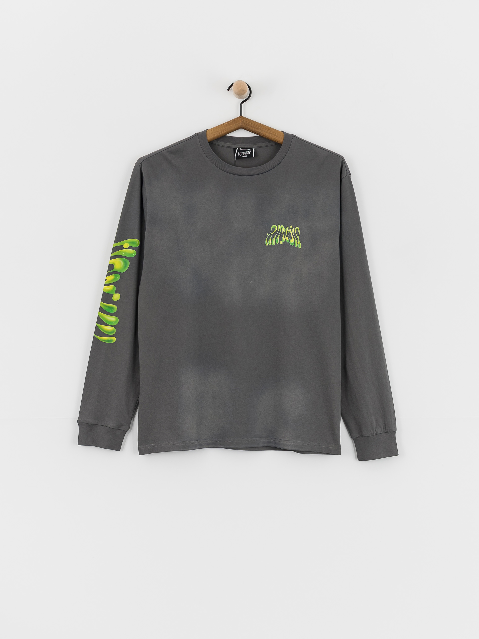 RipNDip Lava Lamp Hosszú ujjú felső (charcoal vintage wash)