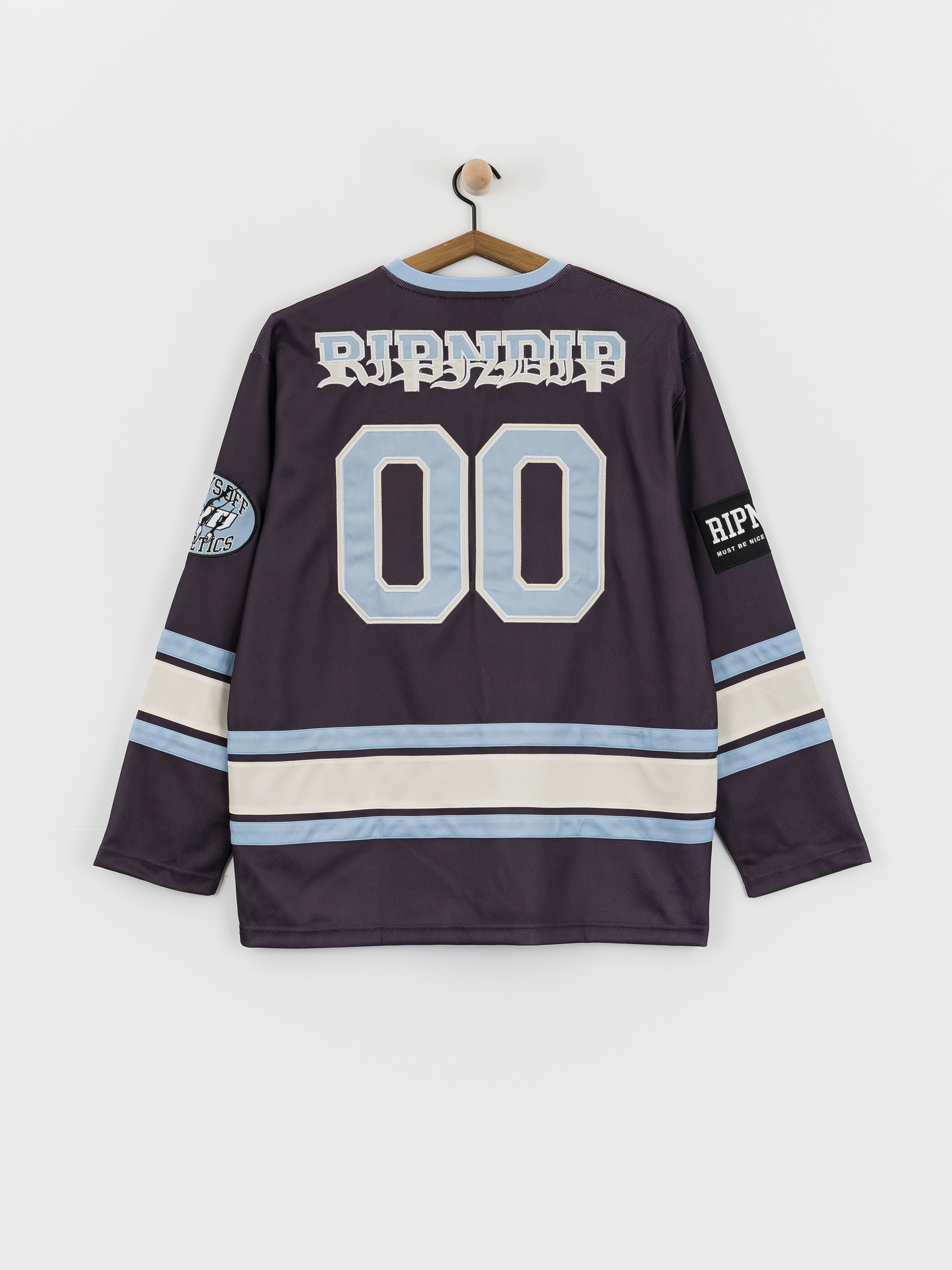 RipNDip No Days Off Hockey Jersey Póló (plum)