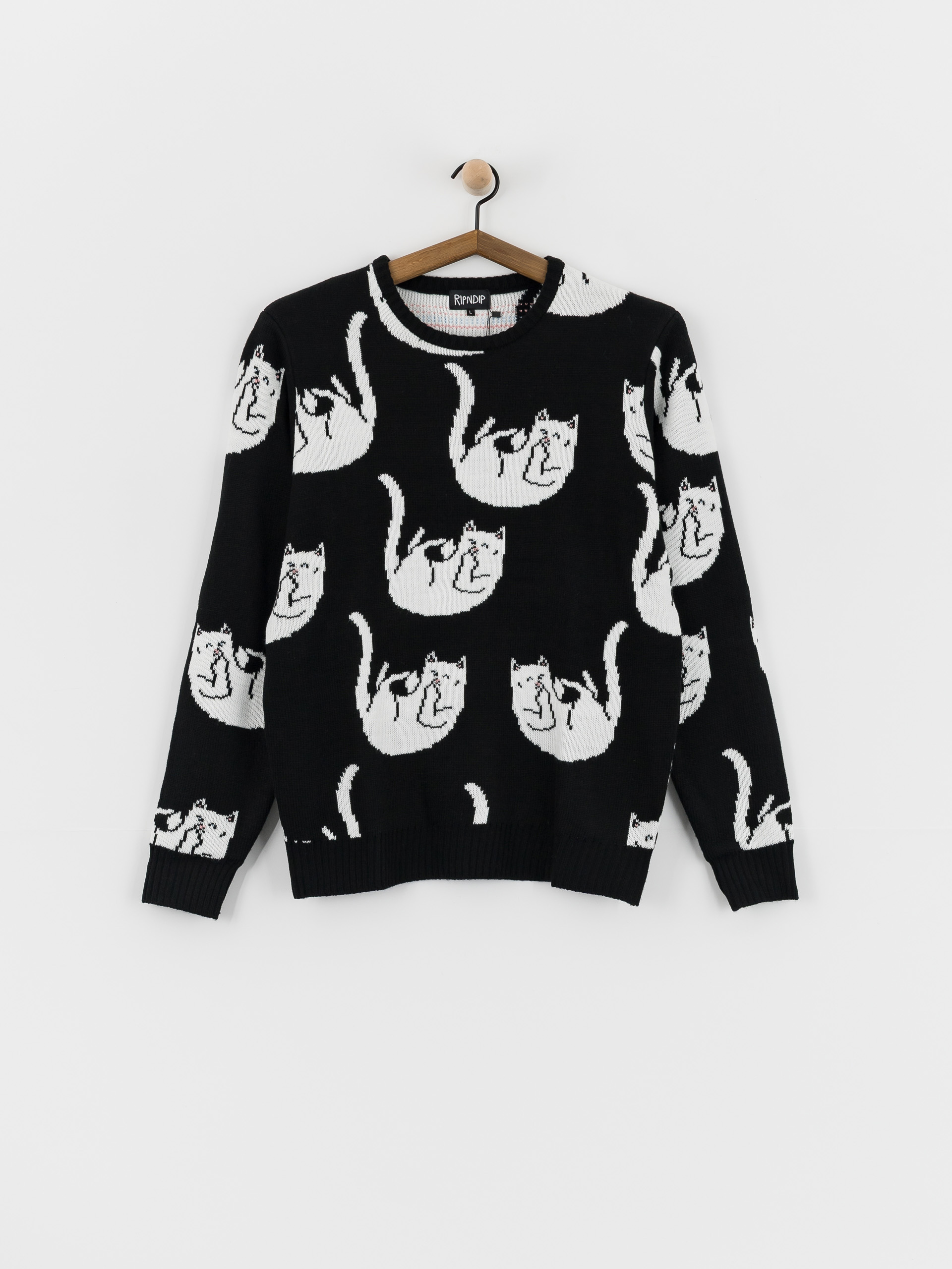RipNDip Falling For Nermal Knit Pulóver (black)
