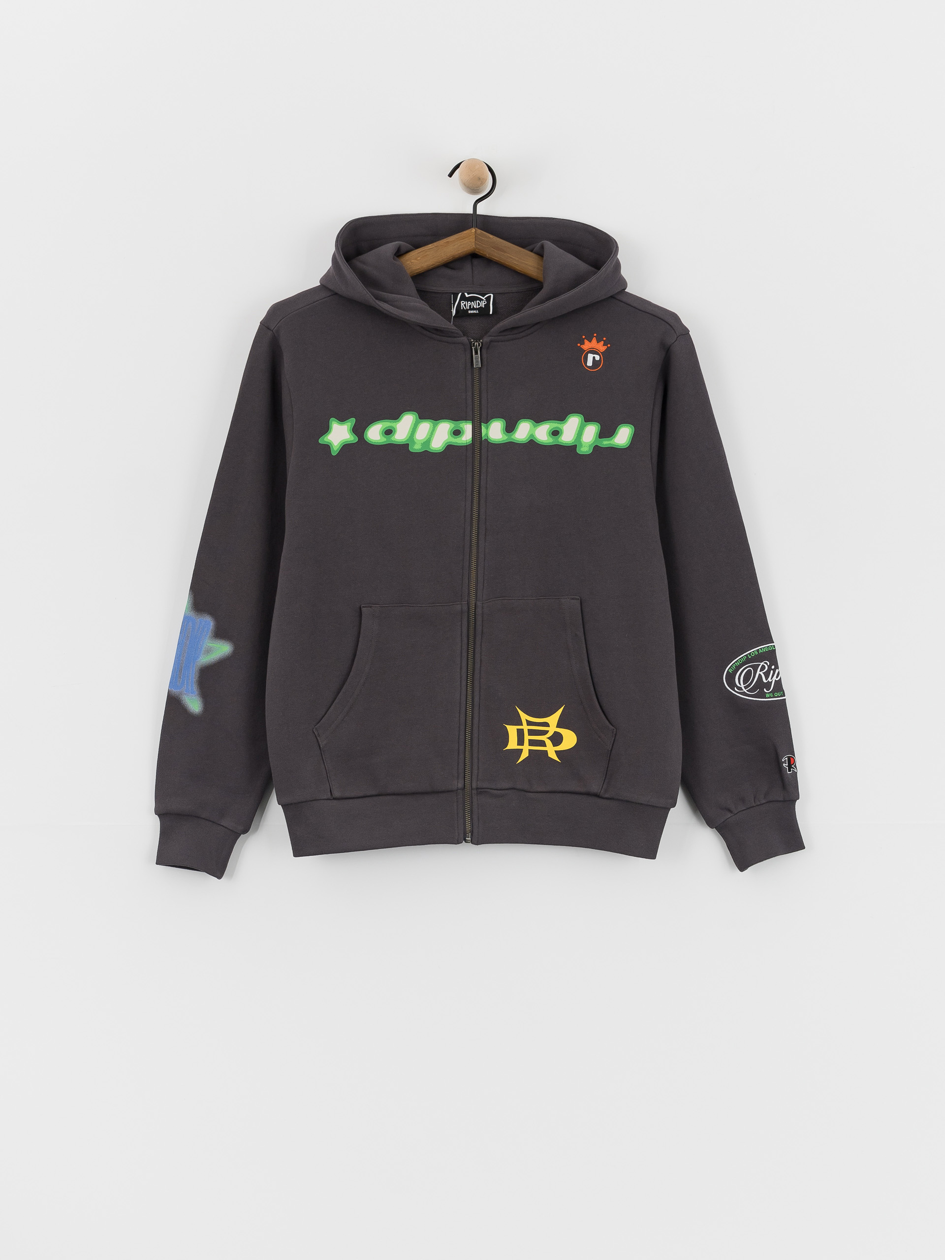 RipNDip Allure Zip HD Kapucnis pulóver (black)